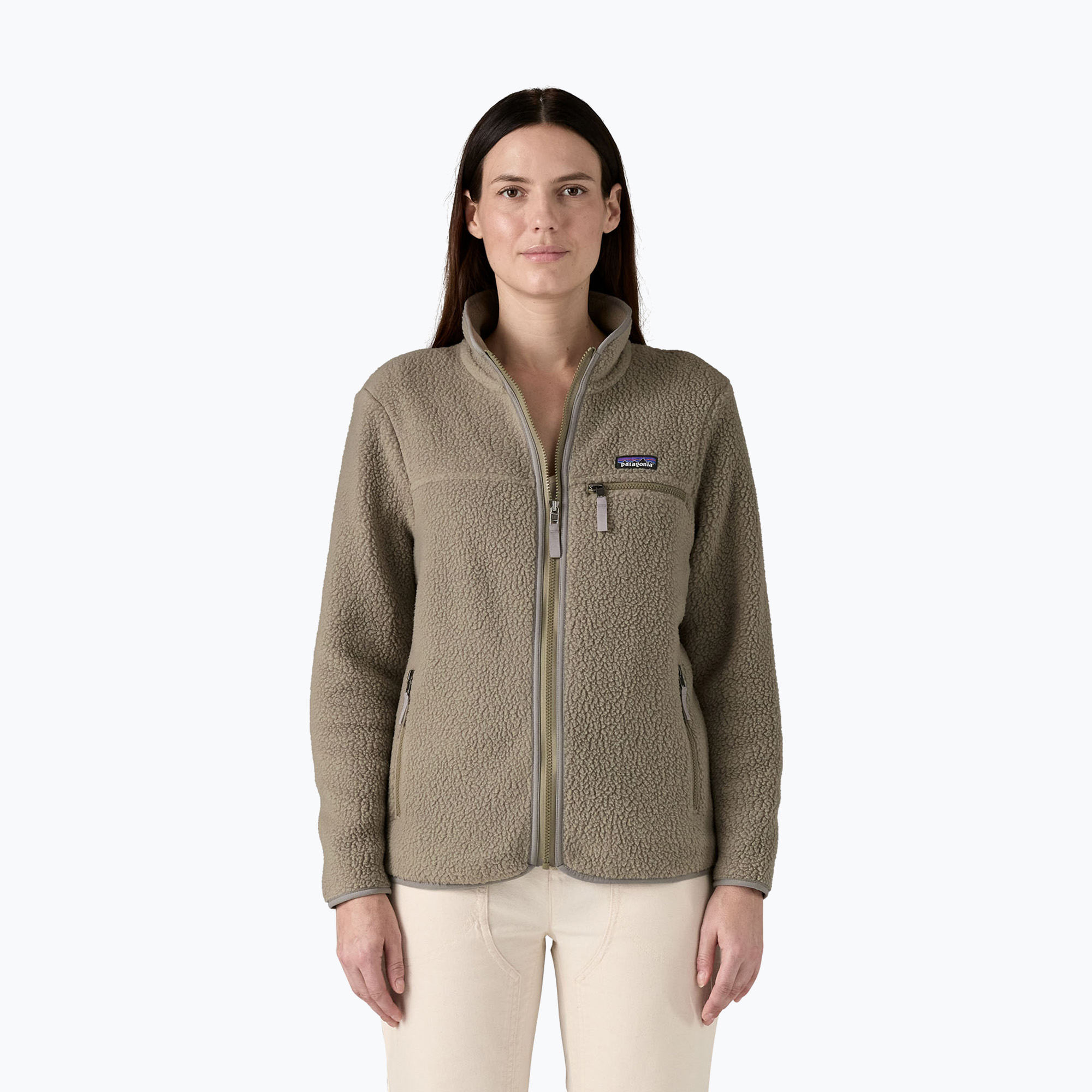 Bluza trekkingowa damska Patagonia Retro Pile river rock green 