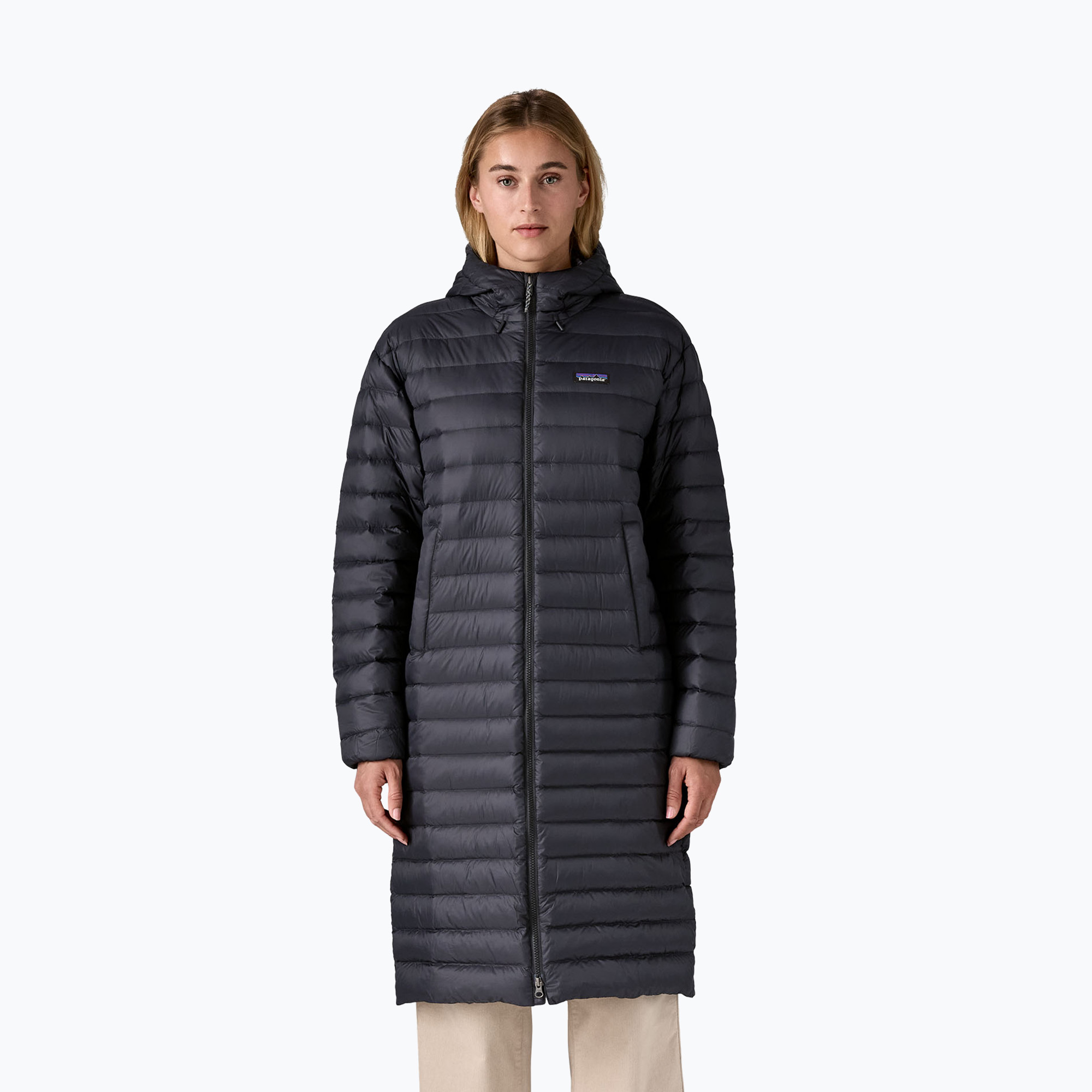 Kurtka zimowa damska Patagonia Recycled Down Sweater Parka black 
