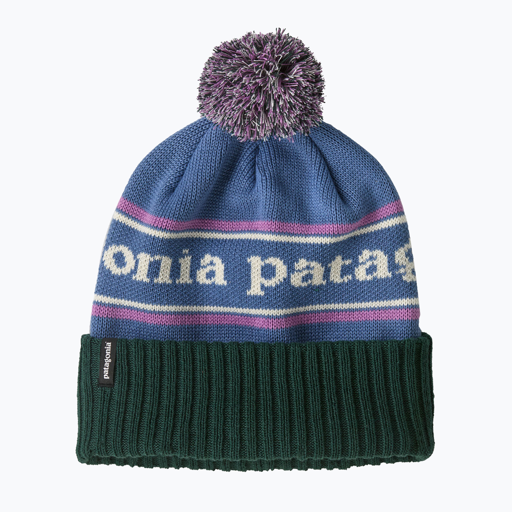 Czapka zimowa Patagonia Powder Town park stripe: barnacle blue 