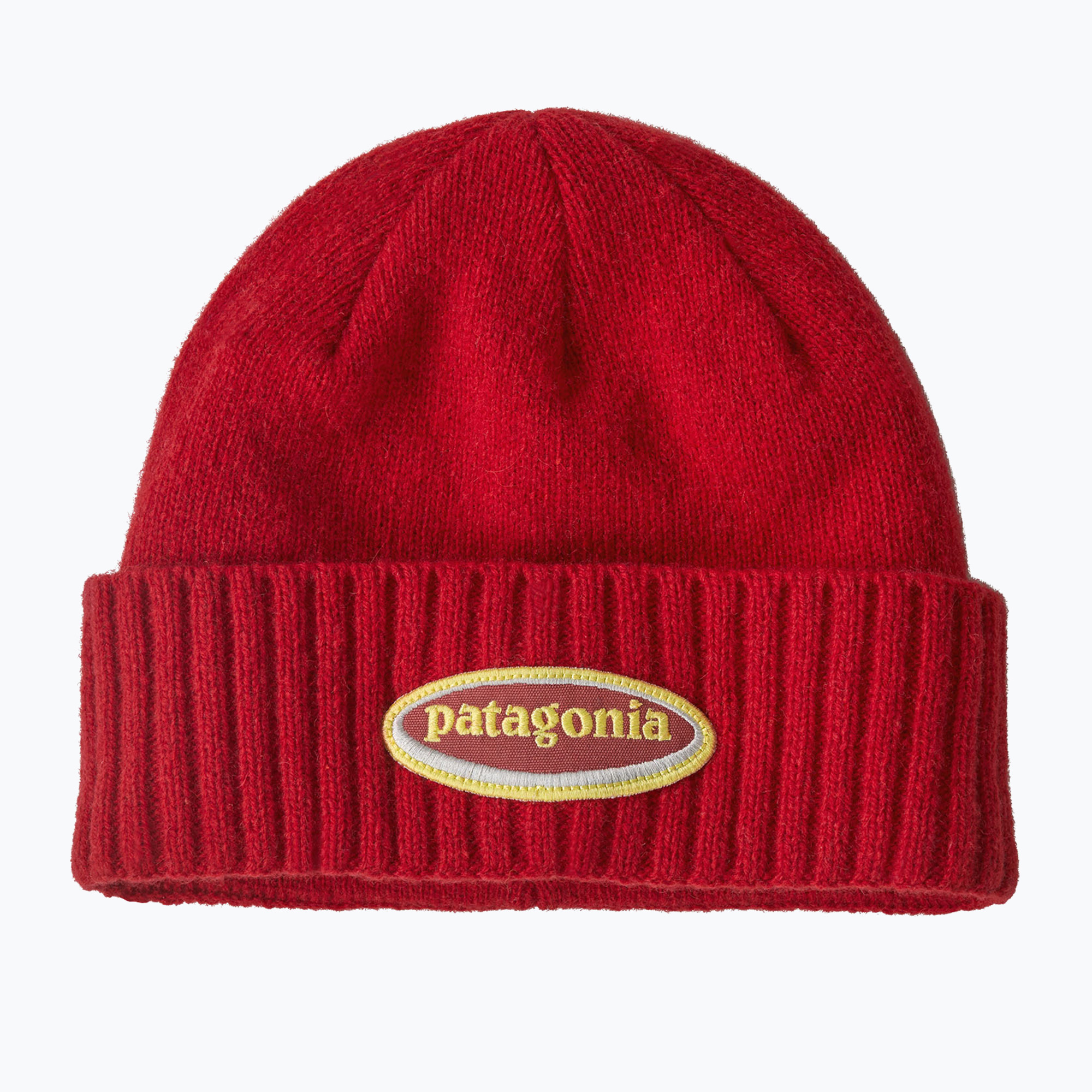 Czapka zimowa Patagonia Brodeo Beanie oval logo: amanita red 