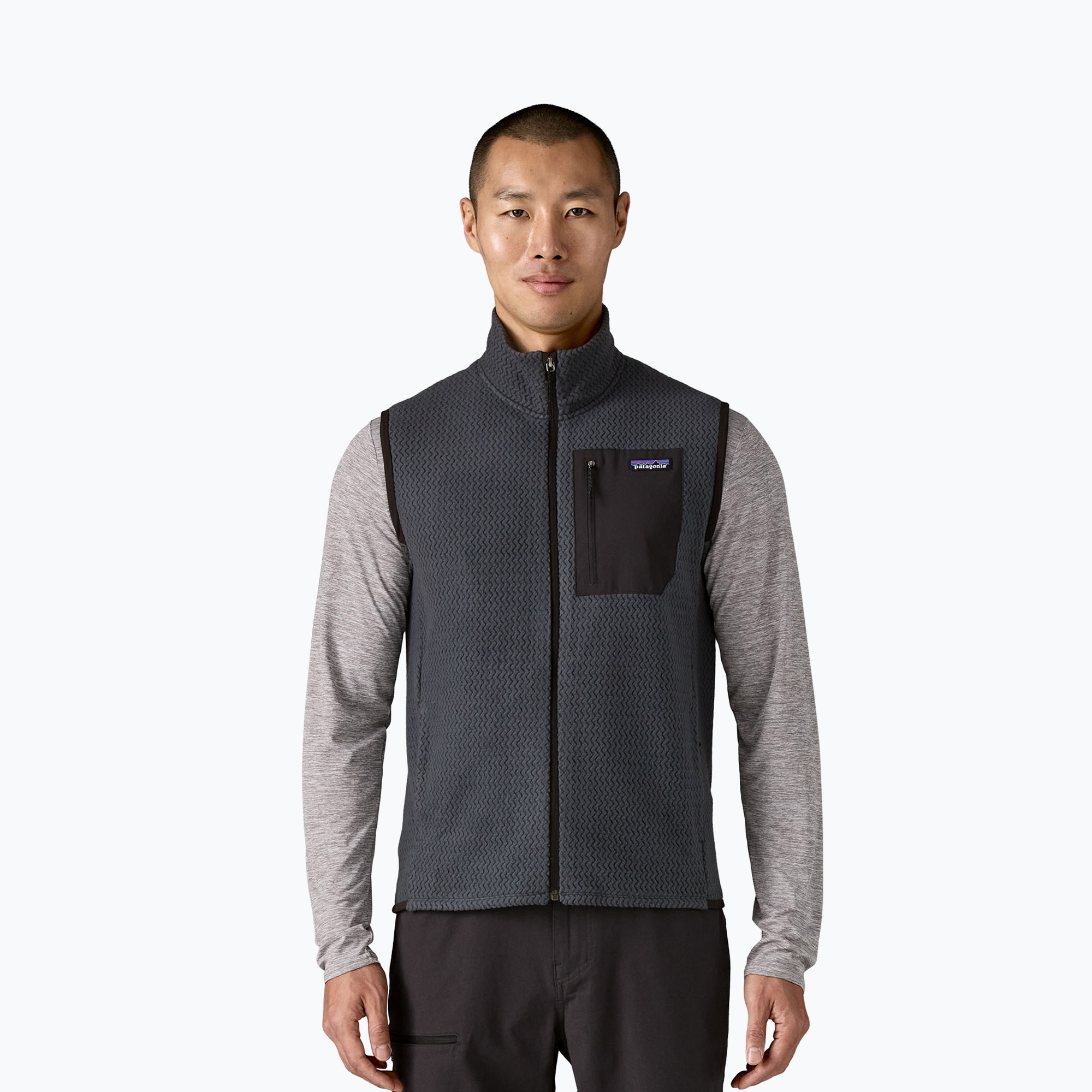 Bezrękawnik męski Patagonia R1 Air smolder blue 