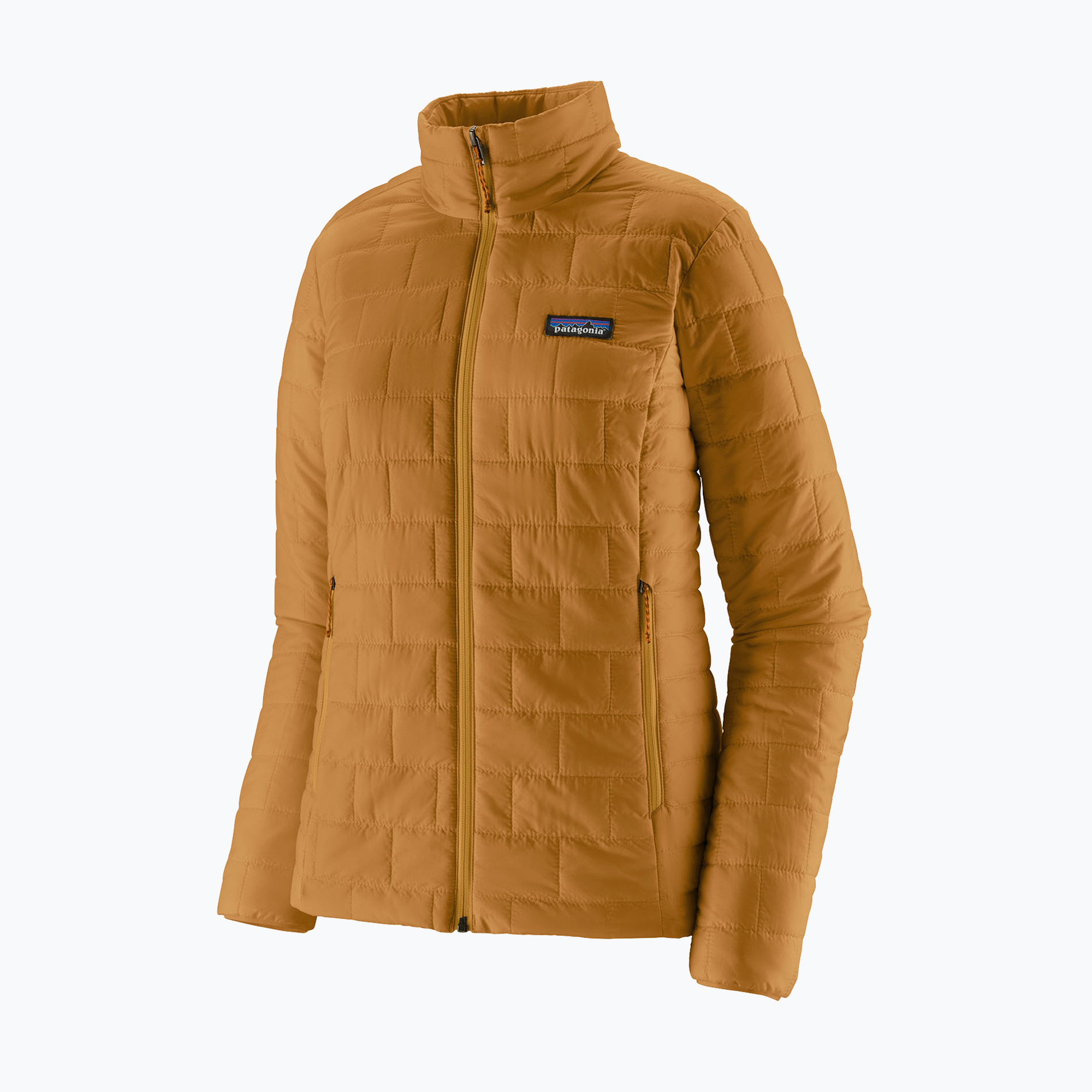 Kurtka ocieplana damska Patagonia Nano Puff smolder talon gold 
