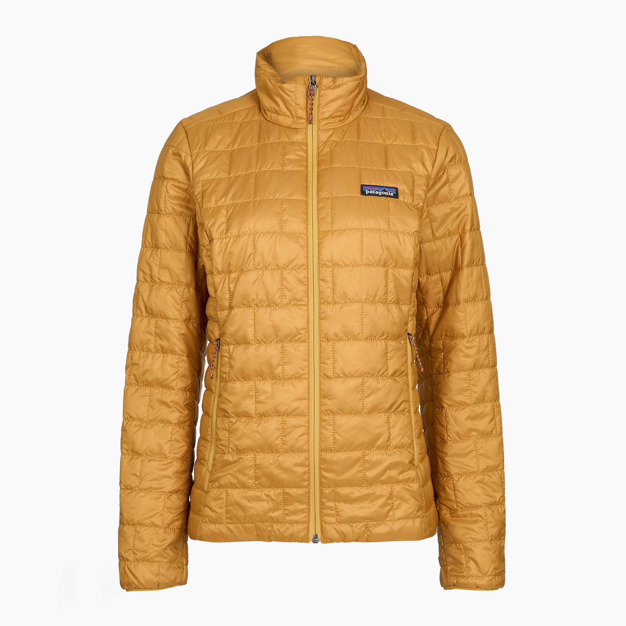 Kurtka ocieplana damska Patagonia Nano Puff smolder talon gold 