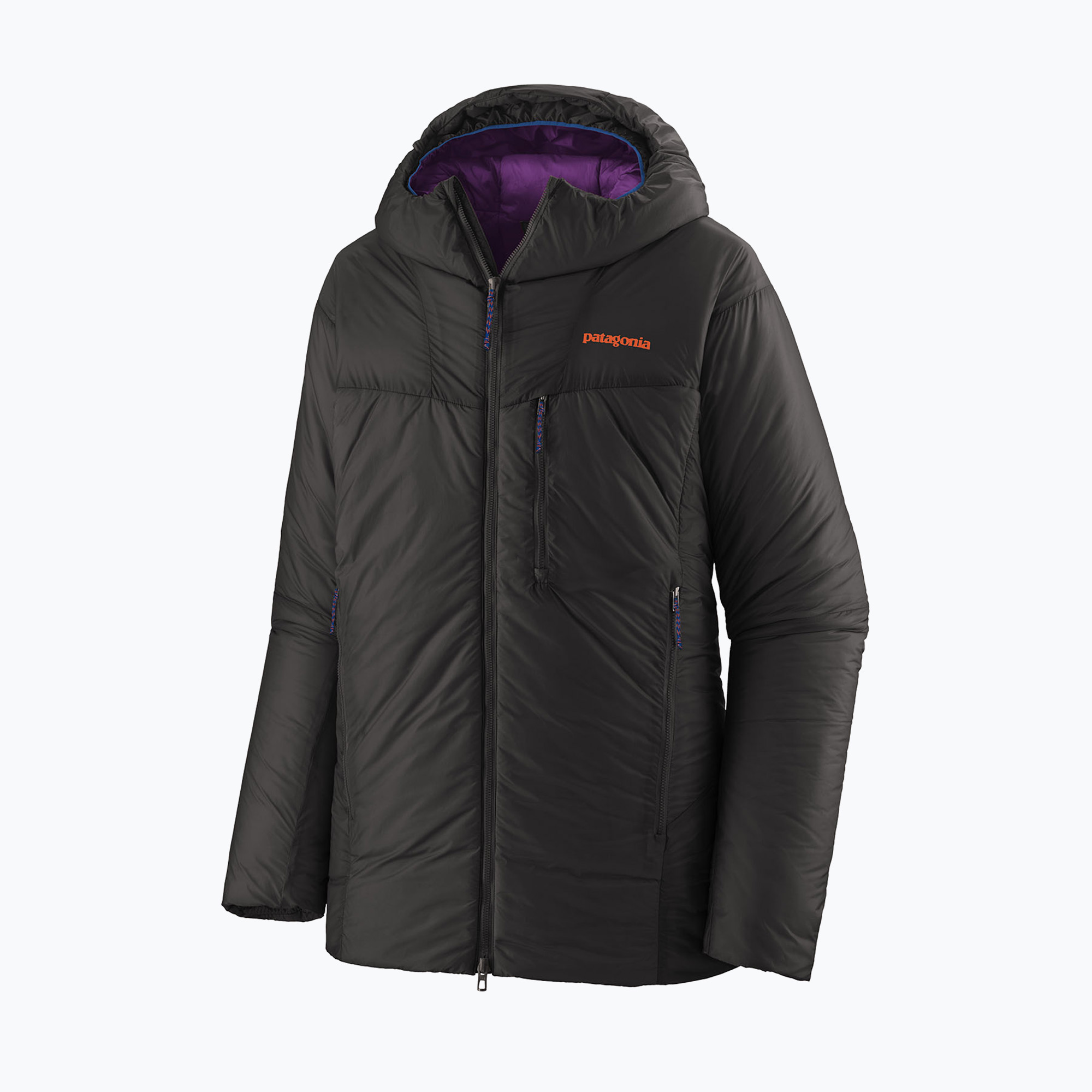 Мъжко ватирано яке Patagonia Das Parka black w/p6 blue