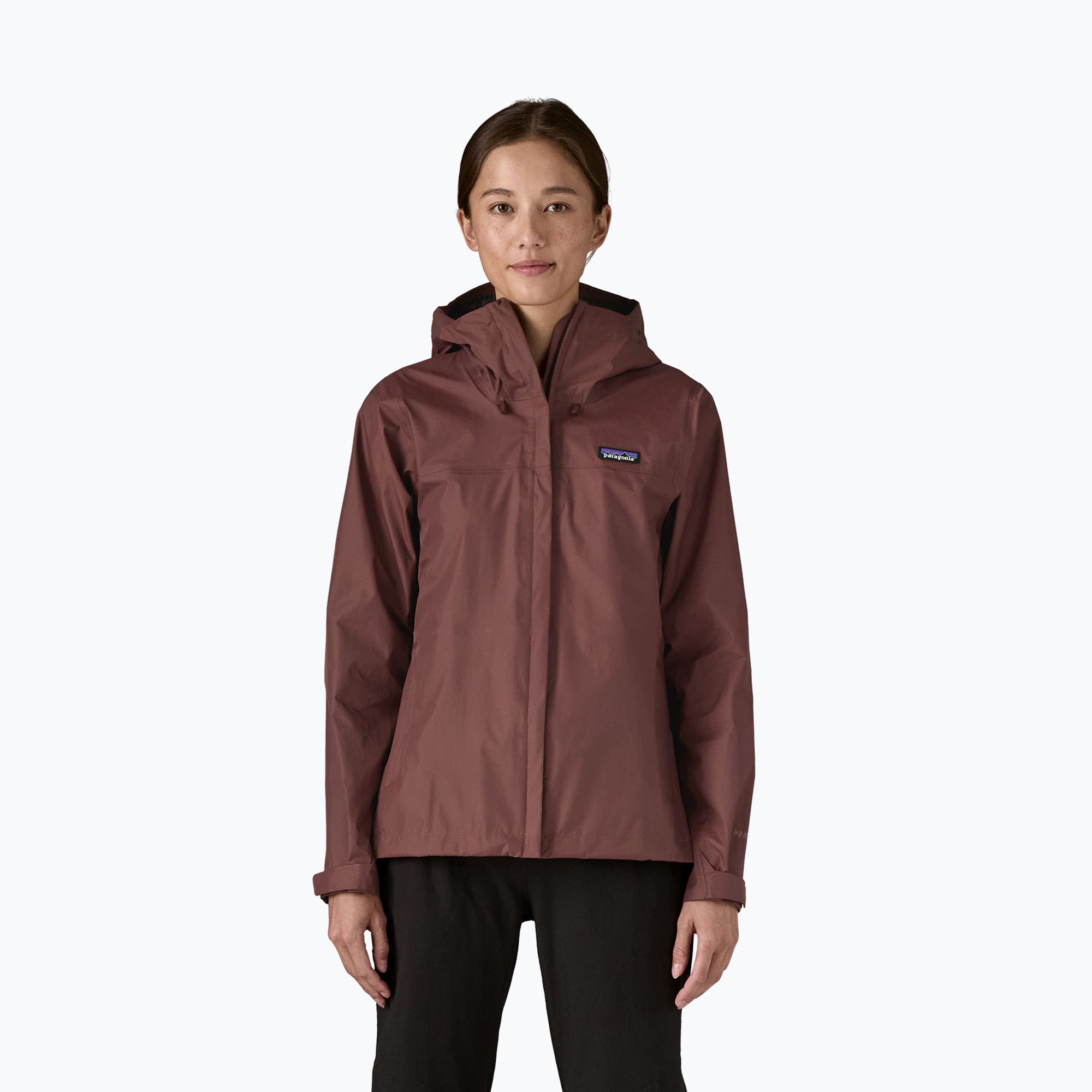 Kurtka przeciwdeszczowa damska Patagonia Torrentshell 3L Rain dark ruby 