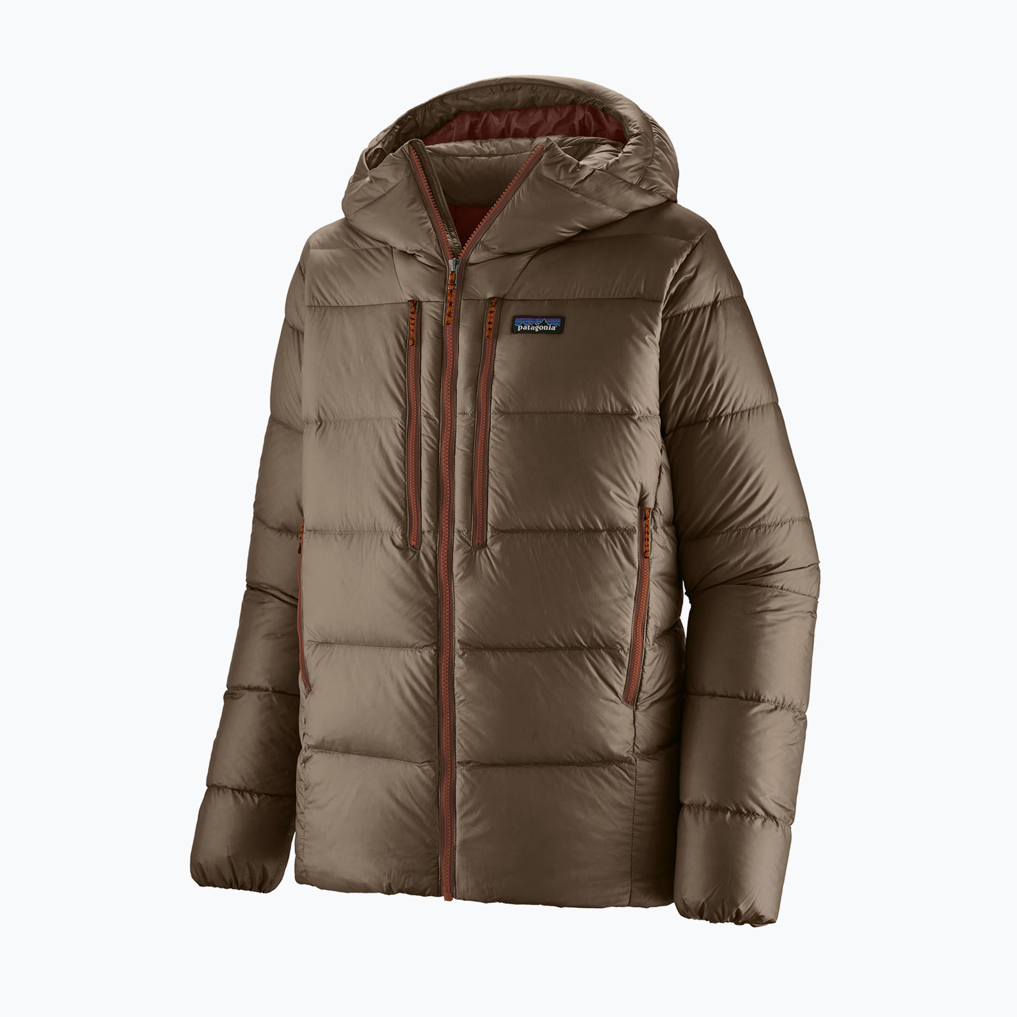 Kurtka puchowa męska Patagonia Fitz Roy Down Hoody marlow brown 