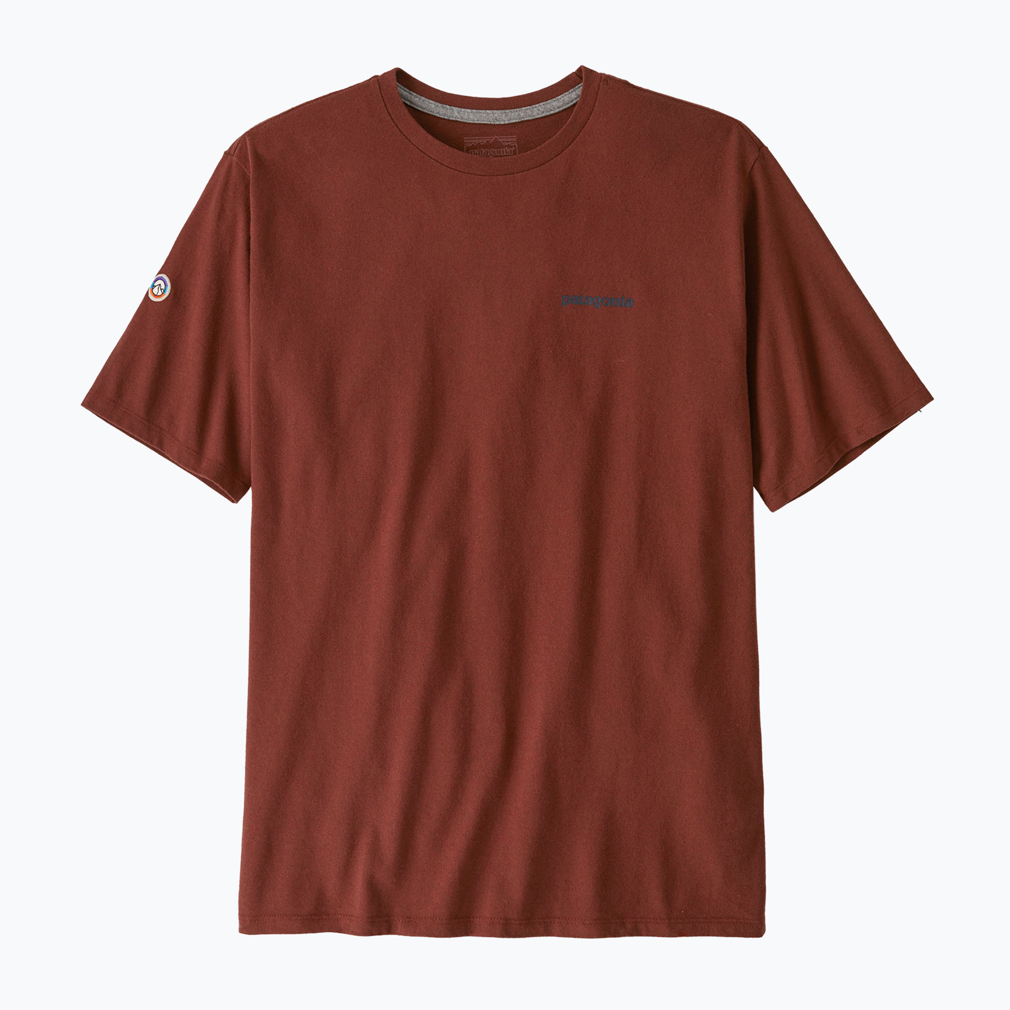 Koszulka męska Patagonia Fitz Roy Icon Responsibili-Tee dried vanilla 