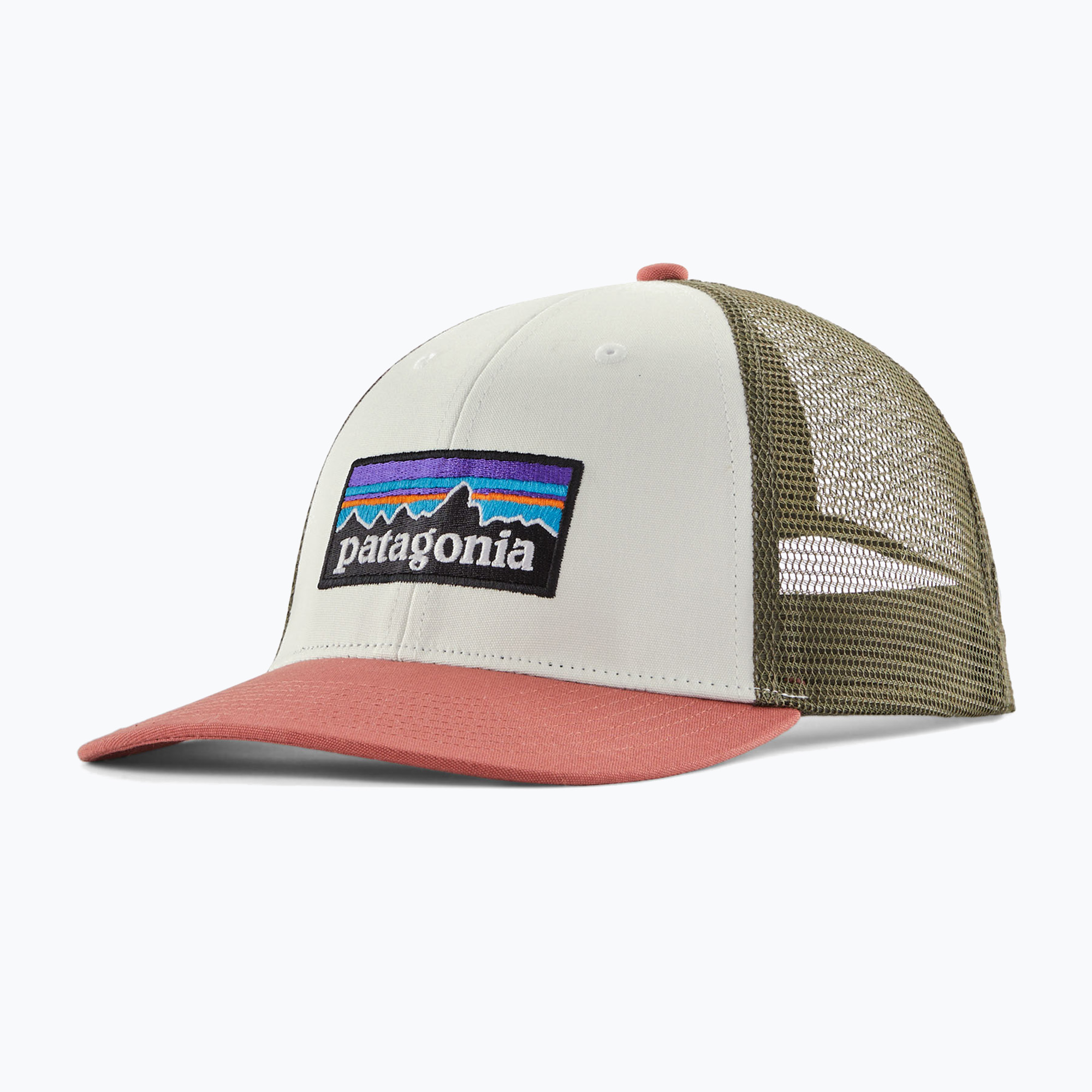 Czapka z daszkiem Patagonia P-6 Logo LoPro Trucker birch white 
