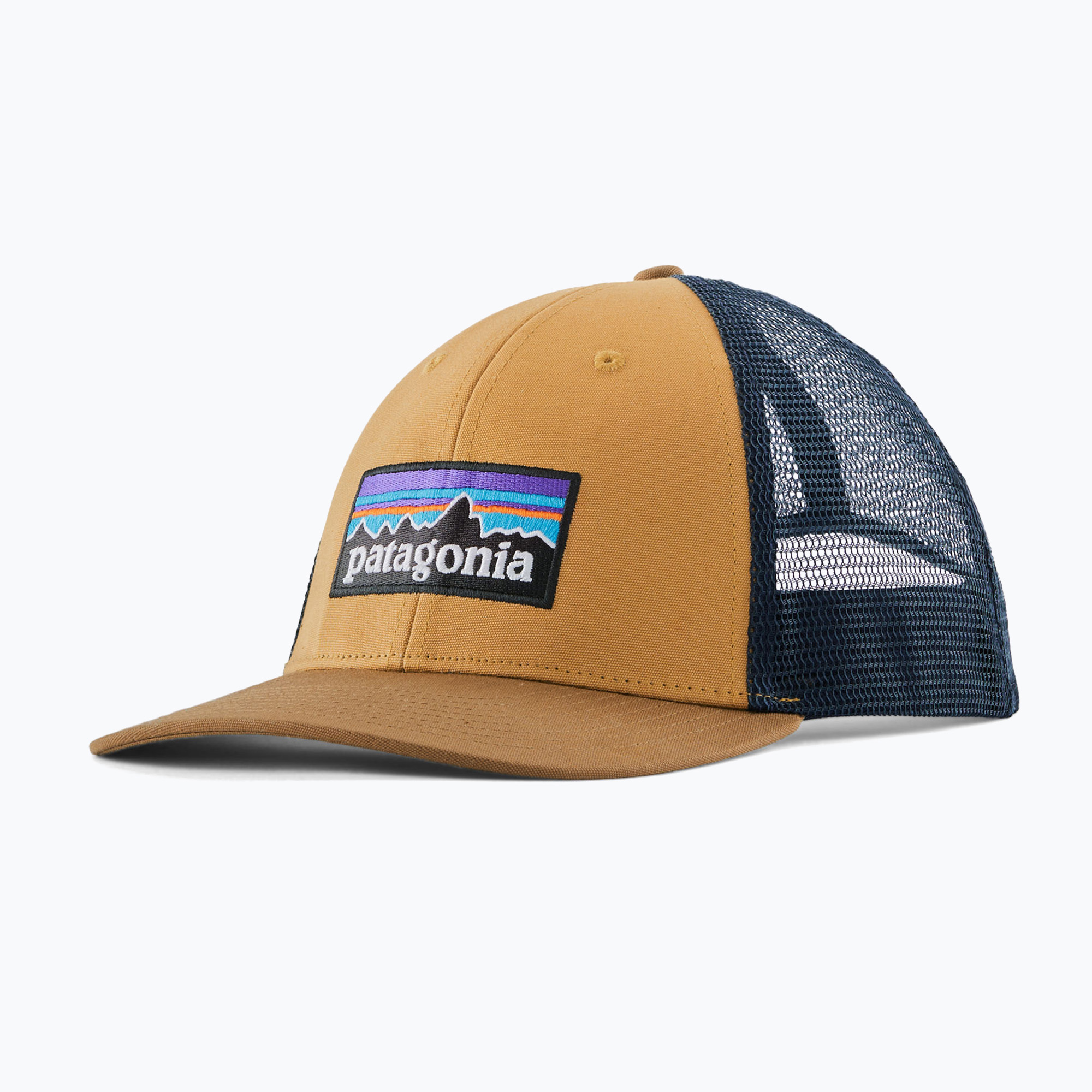 Czapka z daszkiem Patagonia P-6 Logo LoPro Trucker talon gold 