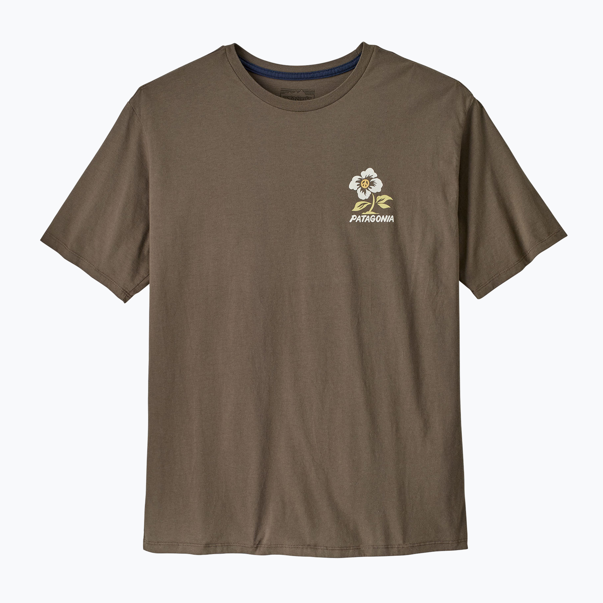 Koszulka męska Patagonia Balance Organic peace seeds/marlow brown 