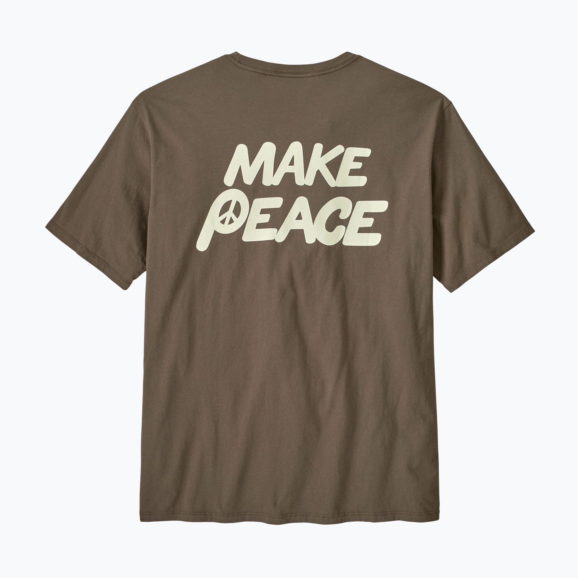 Koszulka męska Patagonia Balance Organic peace seeds/marlow brown 