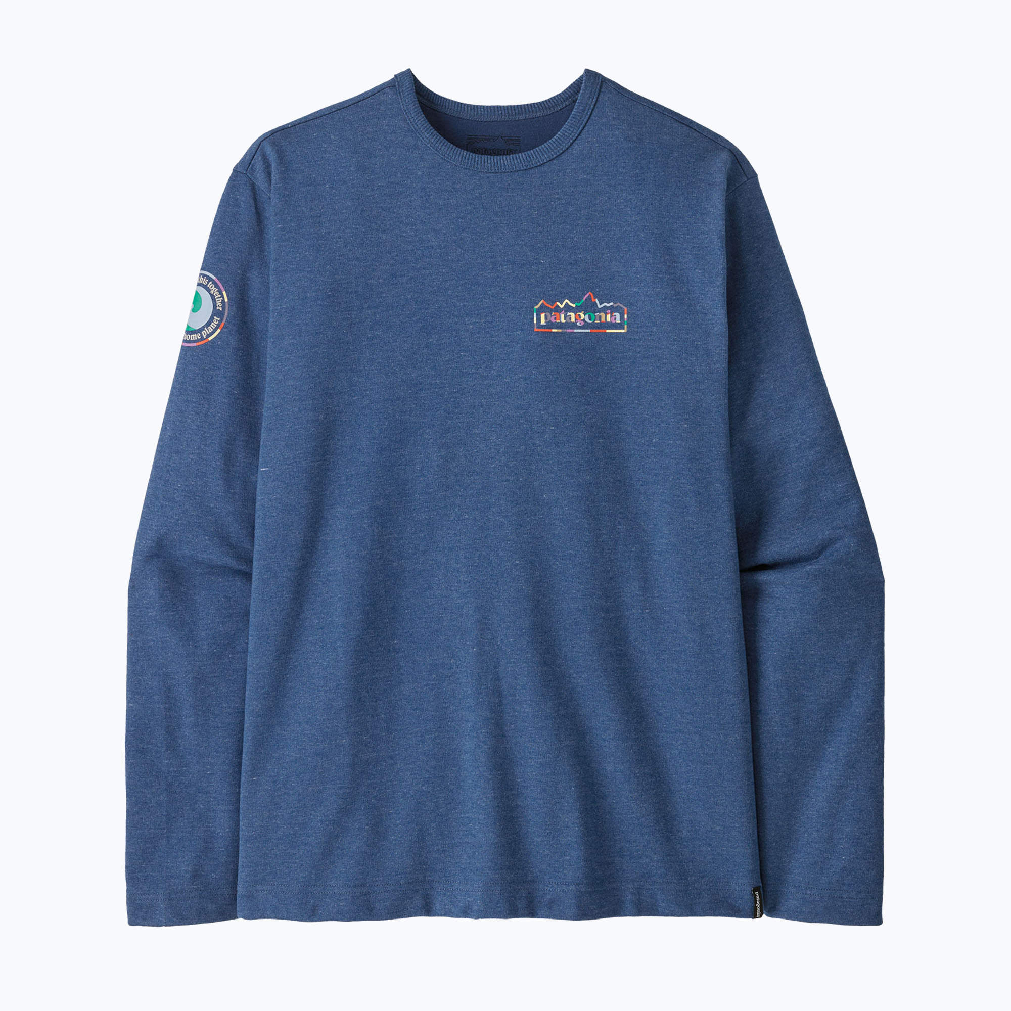 Bluza męska Patagonia Lightweight Unity Fitz Wildrise Crew clement blue 