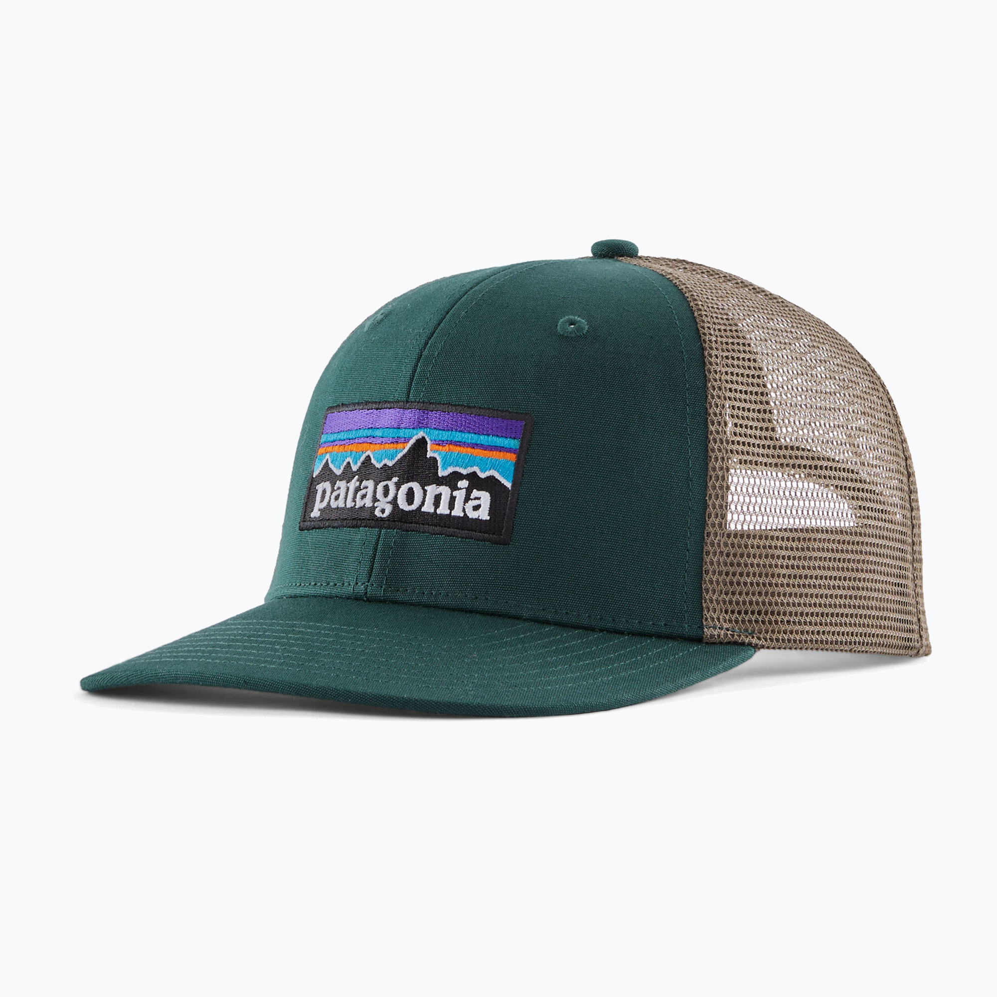 Czapka z daszkiem Patagonia P-6 Logo Trucker cascade green 