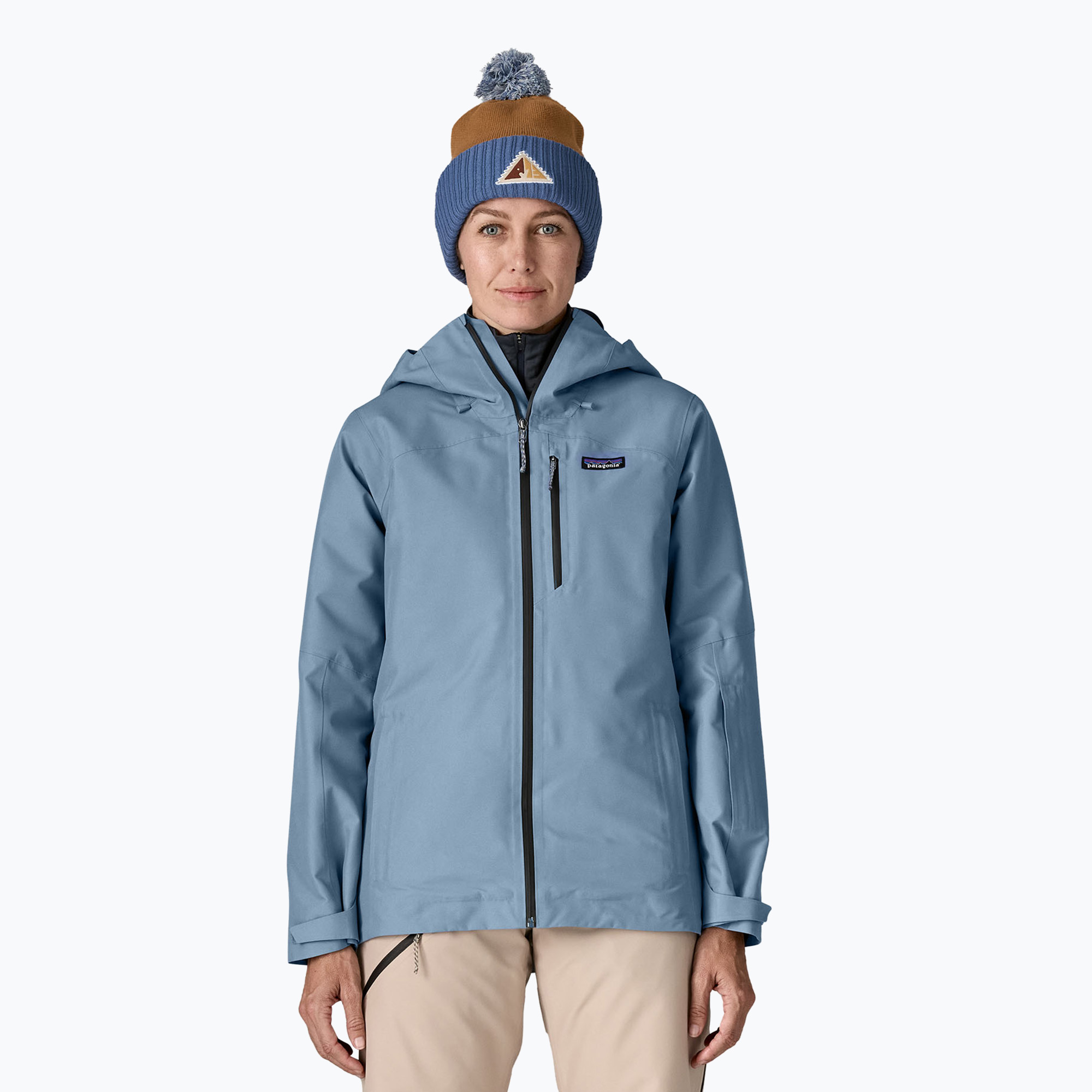 Kurtka narciarska damska Patagonia Insulated Powder Town barnacle blue 