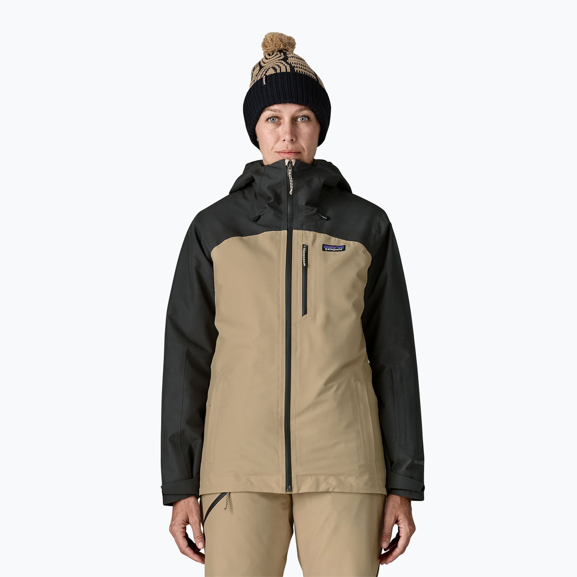 Kurtka narciarska damska Patagonia Insulated Powder Town oar tan 