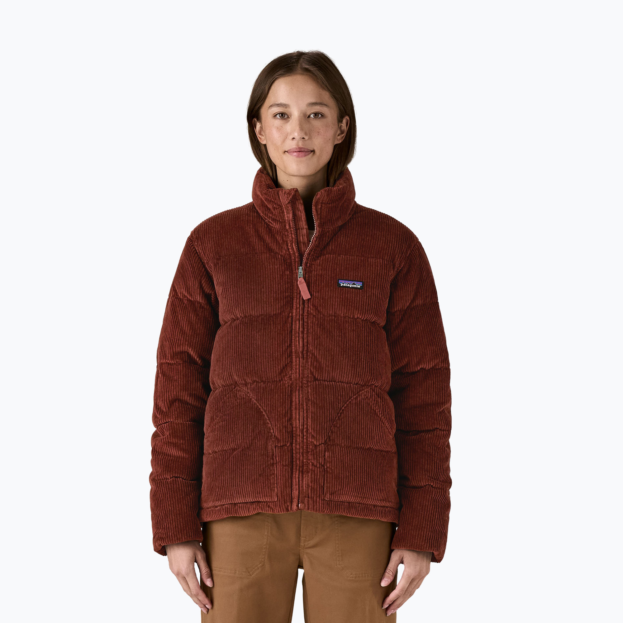 Kurtka puchowa damska Patagonia Cord Fjord dried vanilla 