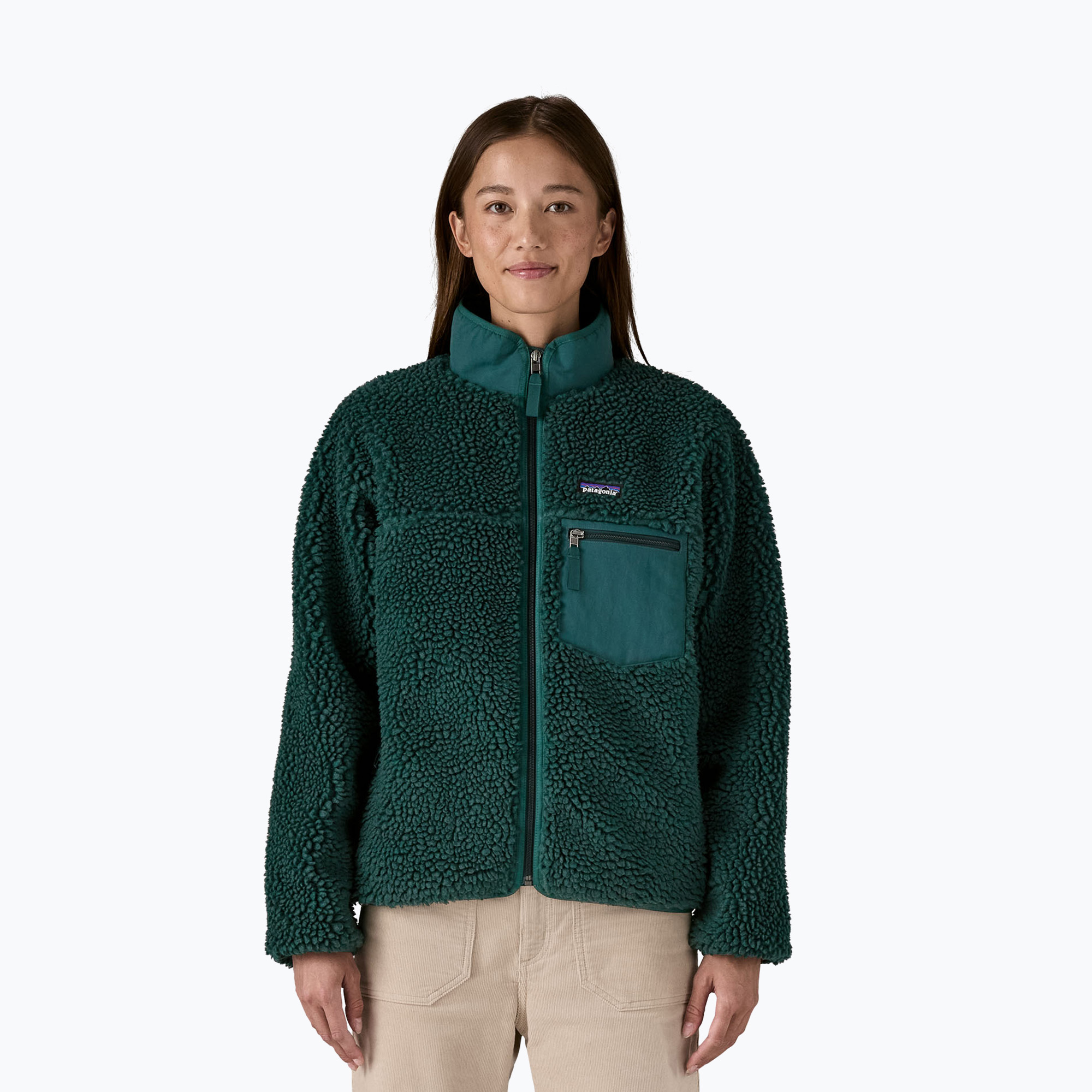 Bluza polarowa damska Patagonia Classic Retro-X cascade green 