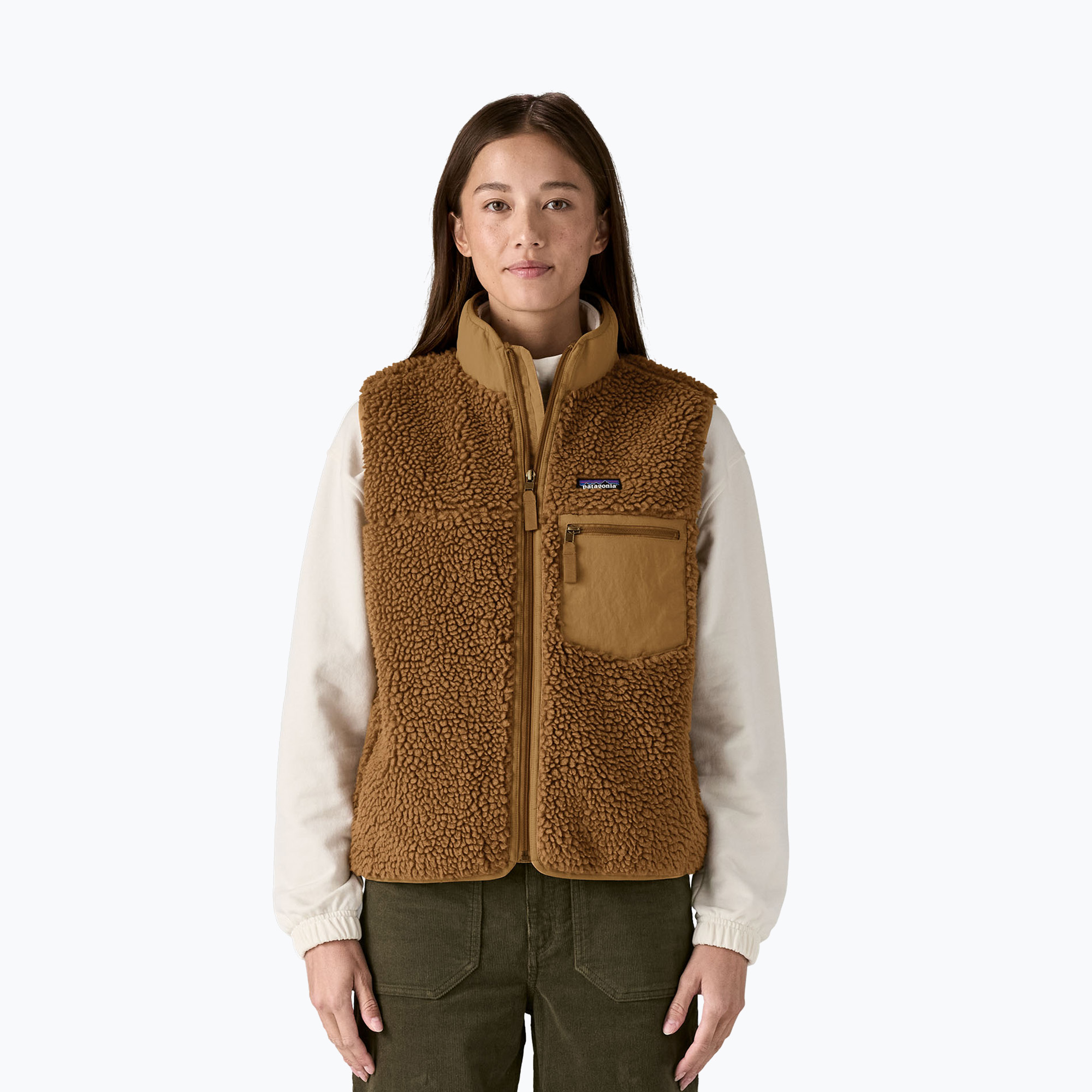 Bezrękawnik damski Patagonia Classic Retro-X deer brown 
