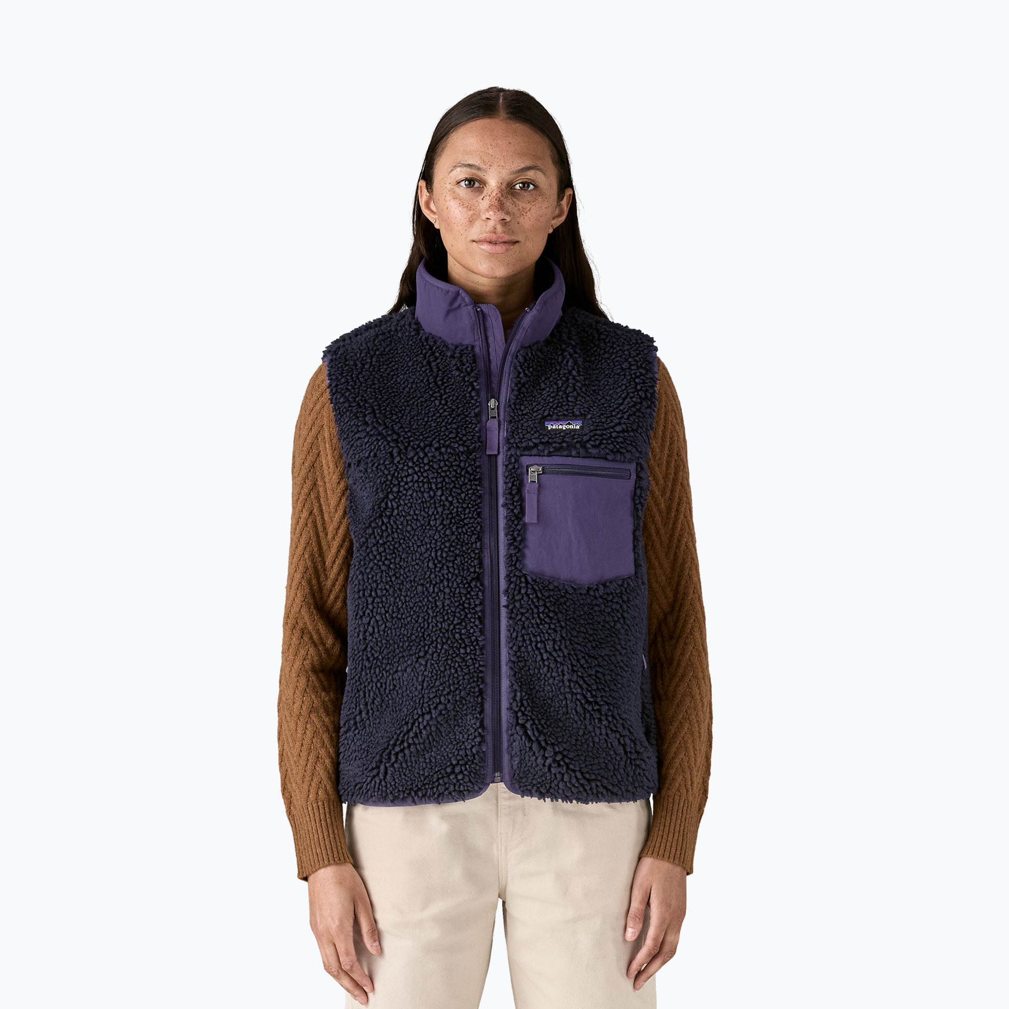 Bezrękawnik damski Patagonia Classic Retro-X sunken blue 