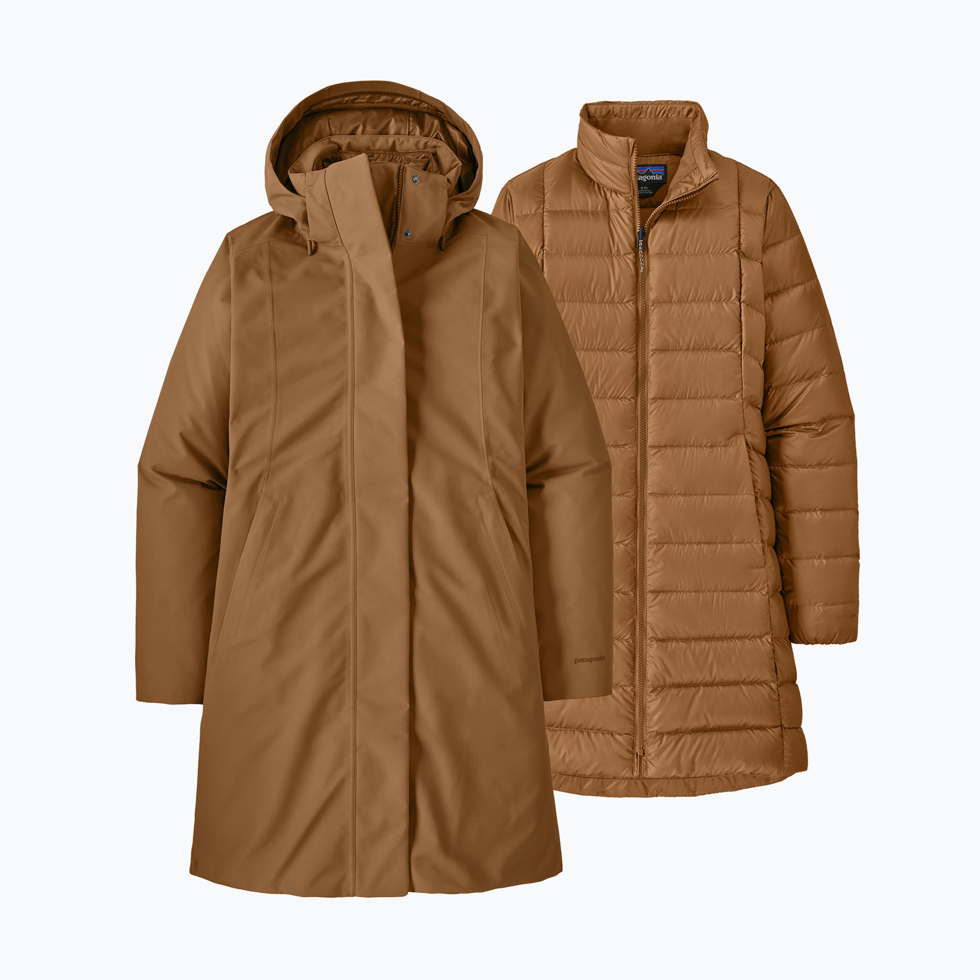 Kurtka 3w1 damska Patagonia Tres 3-in-1 Parka deer brown 