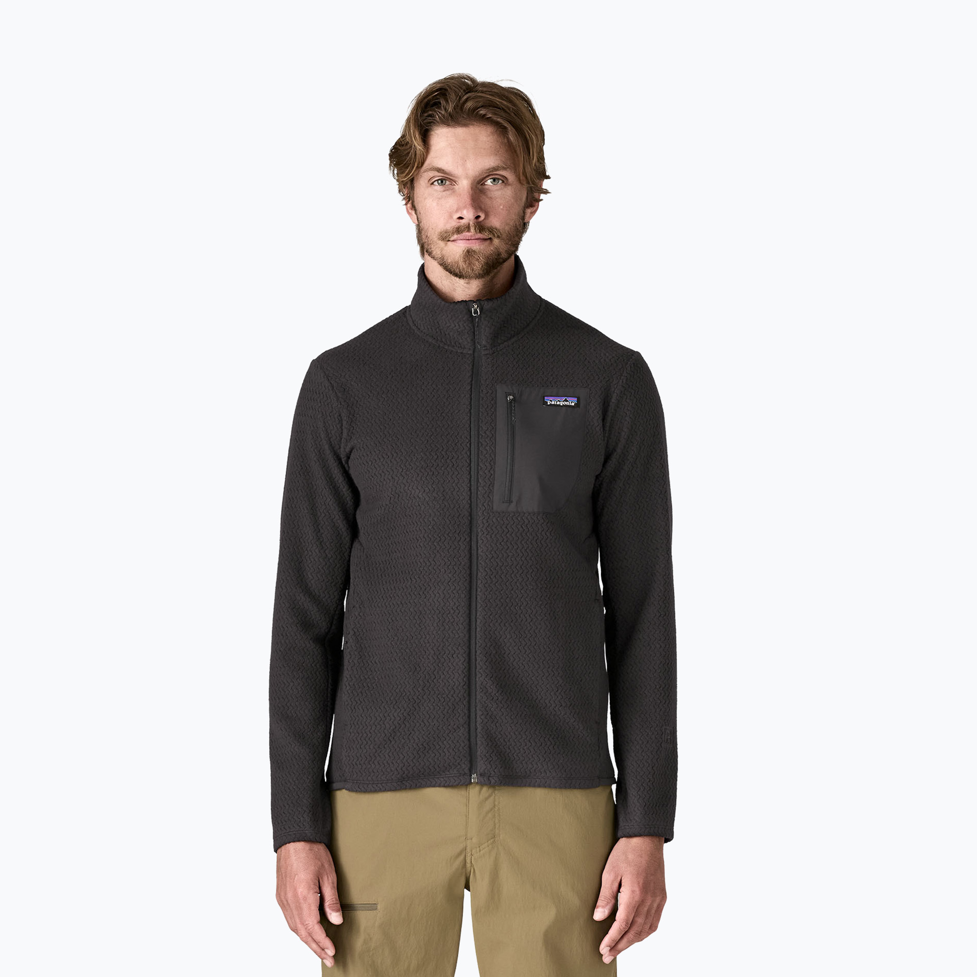 Bluza trekkingowa męska Patagonia R1 Air black 