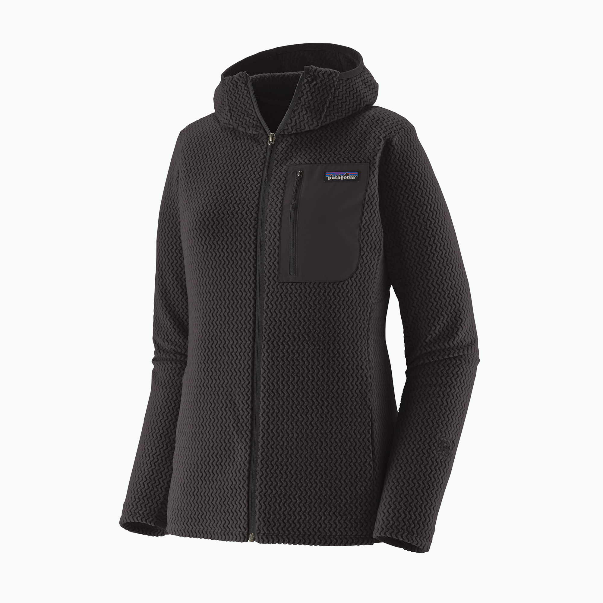 Bluza polarowa damska Patagonia R1 Air Full-Zip Hoody black 