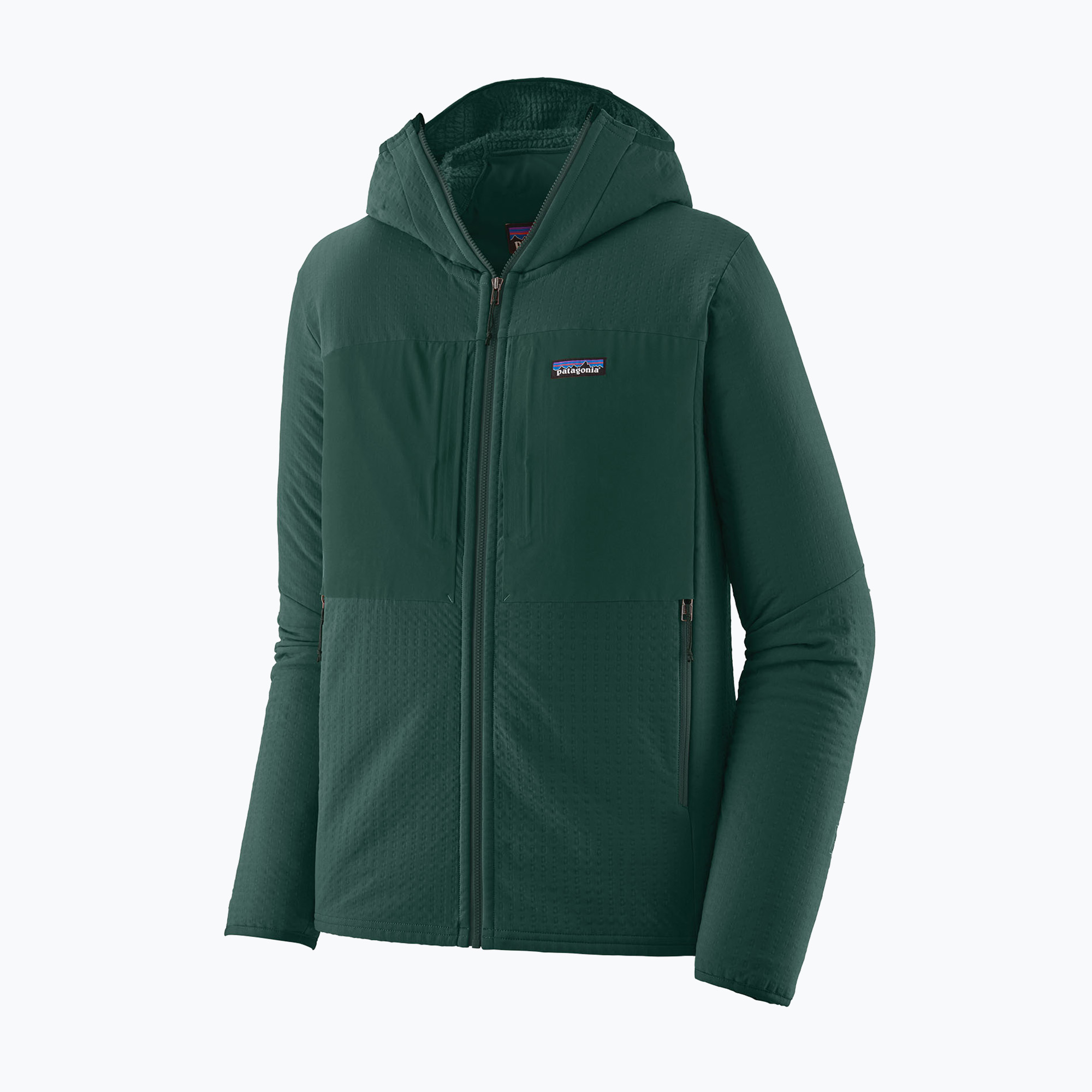 Kurtka softshell męska Patagonia R2 TechFace Hoody cascade green 
