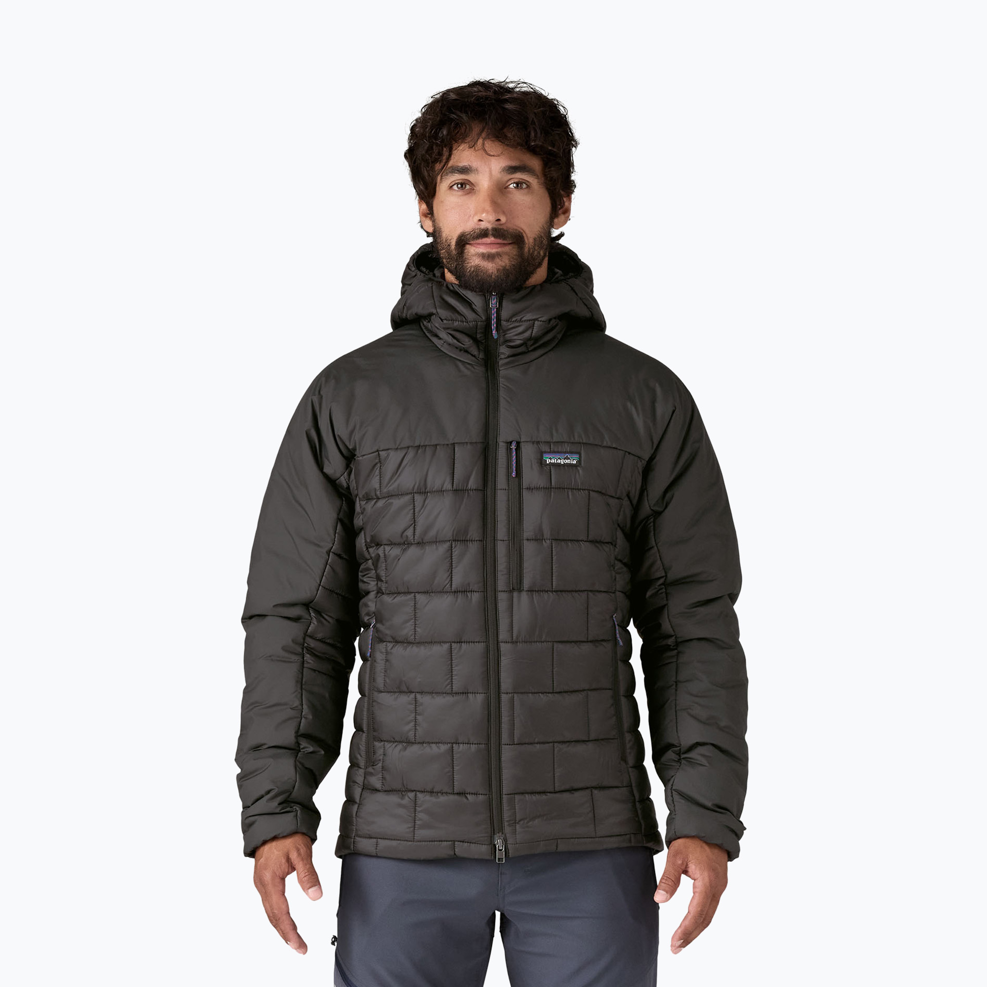 Kurtka ocieplana męska Patagonia Hi-Loft Nano Puff Hoody black 