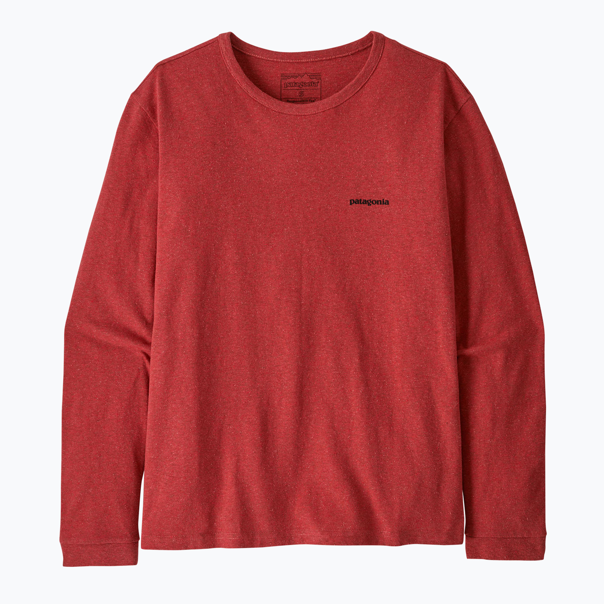 Longsleeve damski Patagonia P-6 Logo Responsibili-Tee potters red 