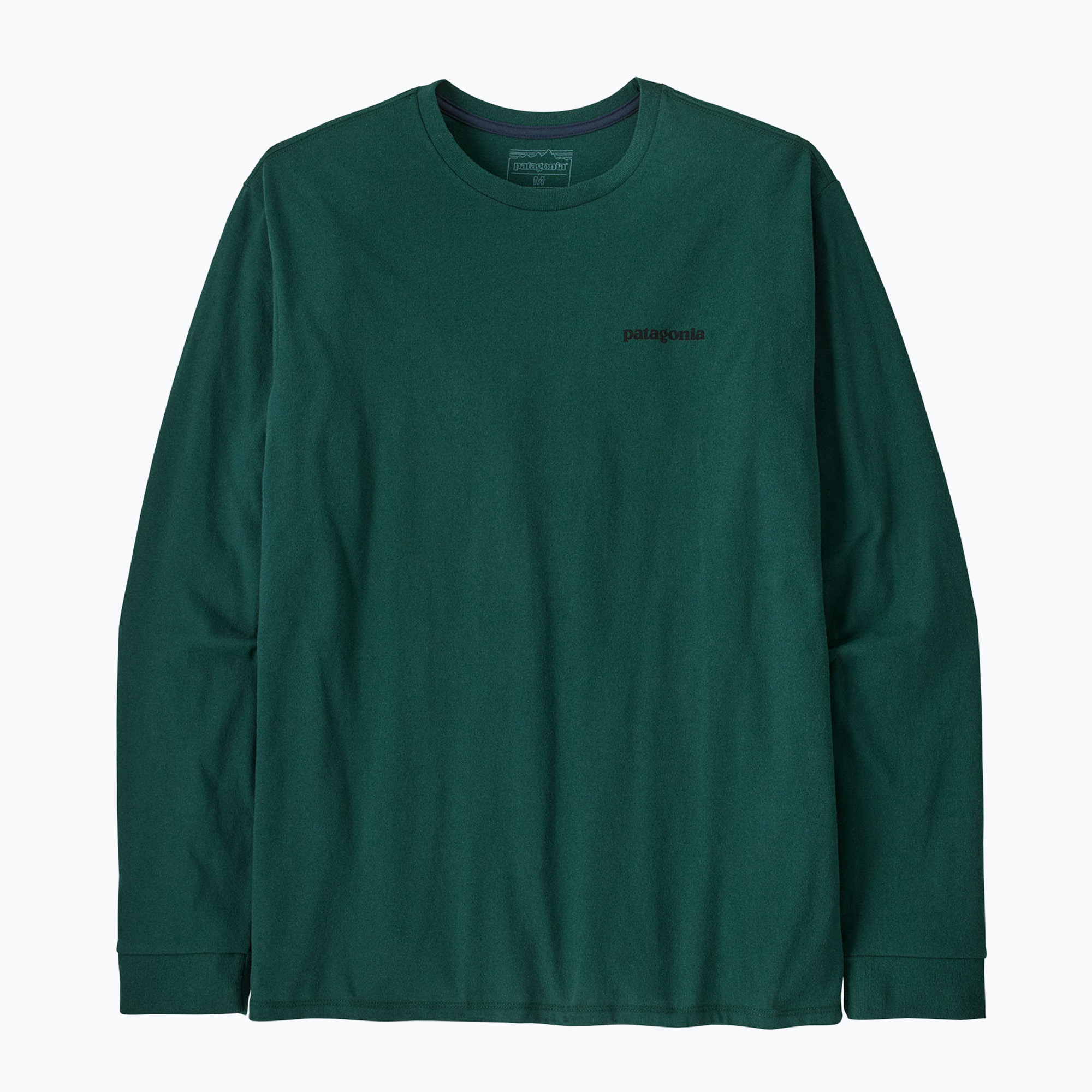 Longsleeve męski Patagonia P-6 Logo Responsibili cascade green 