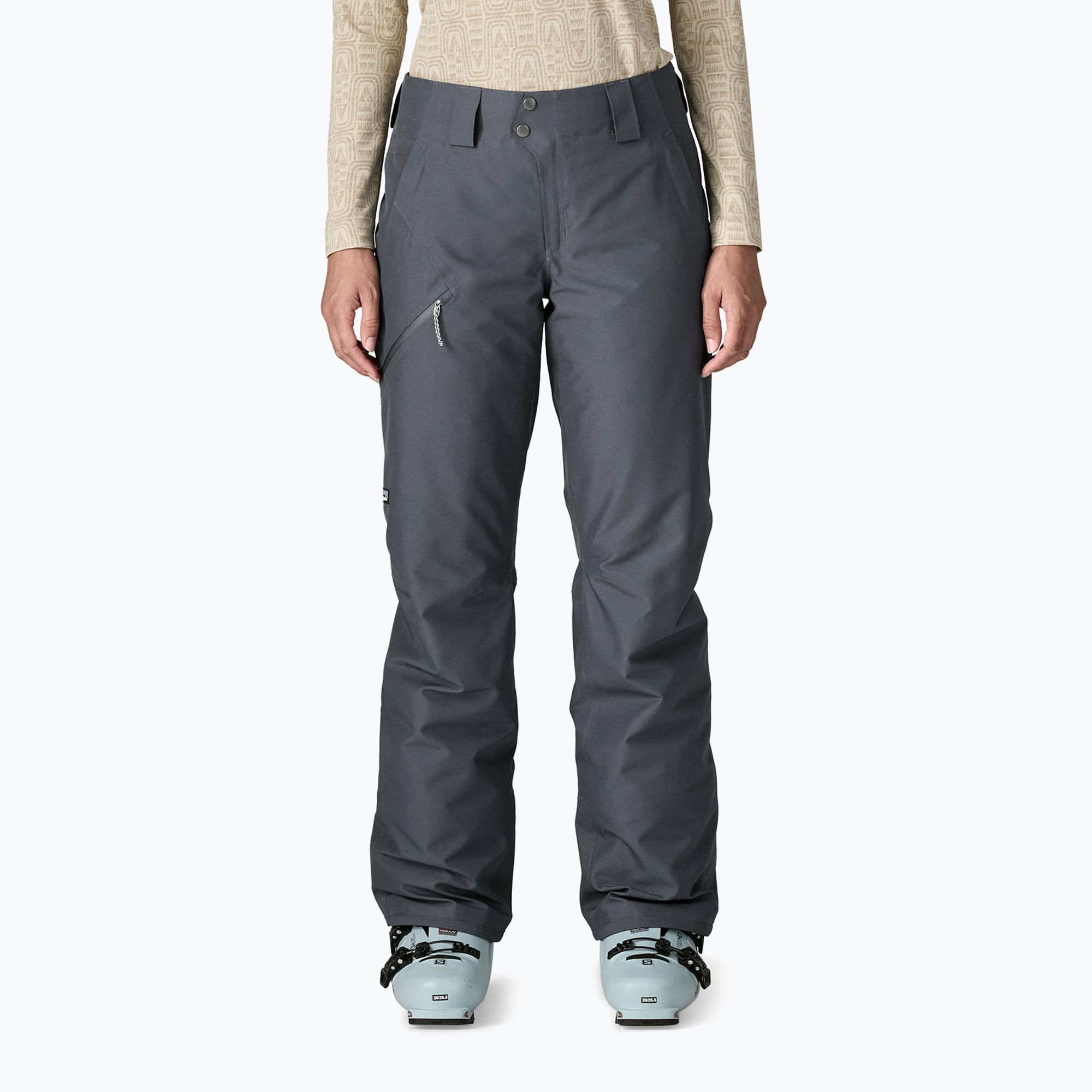 Spodnie narciarskie damskie Patagonia Insulated Powder Town smolder blue 