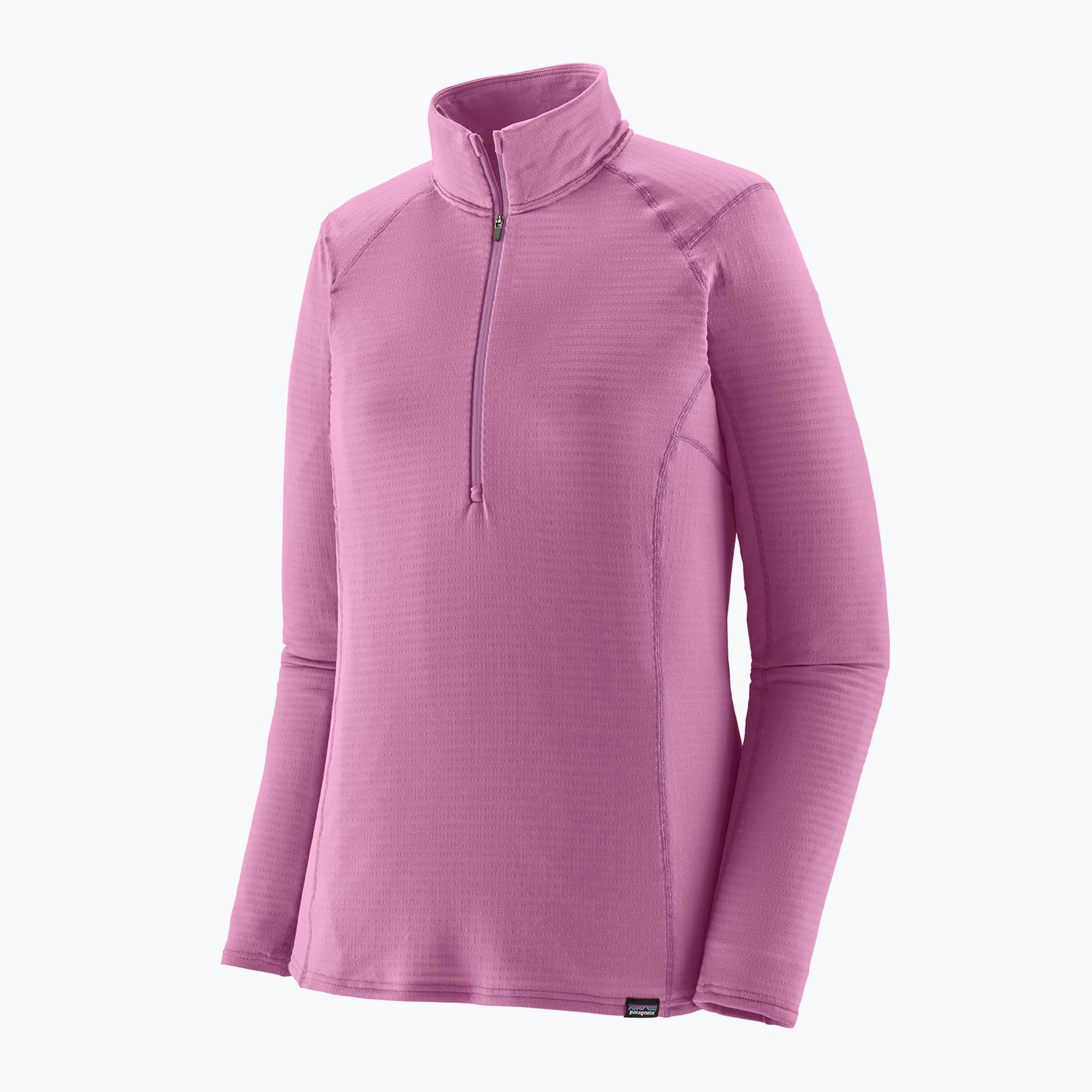 Bluza damska Patagonia Cap Termal Weight Zip Neck brisk purple