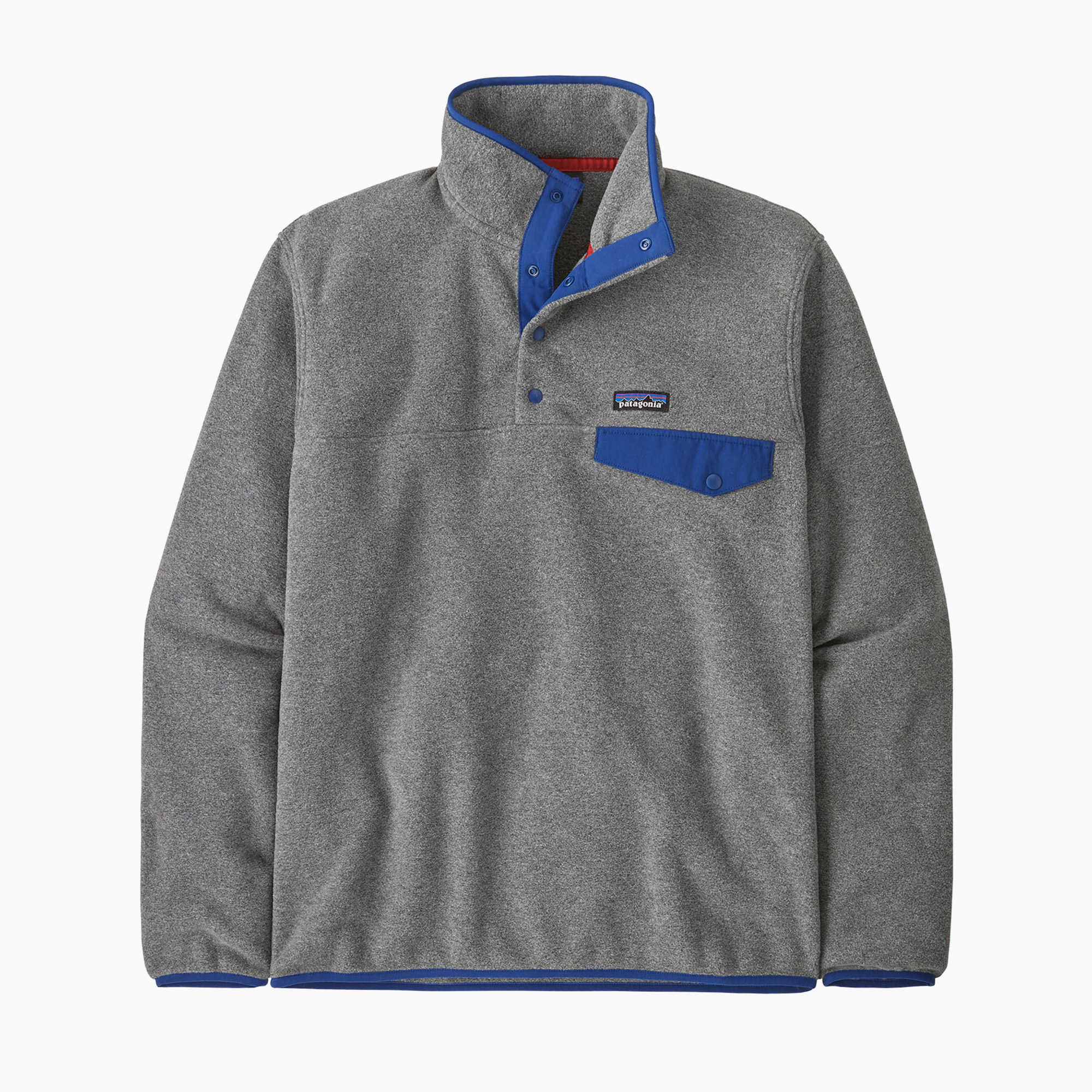 Bluza trekkingowa męska Patagonia LW Synch Snap-T P/O nickel w/clement blue 
