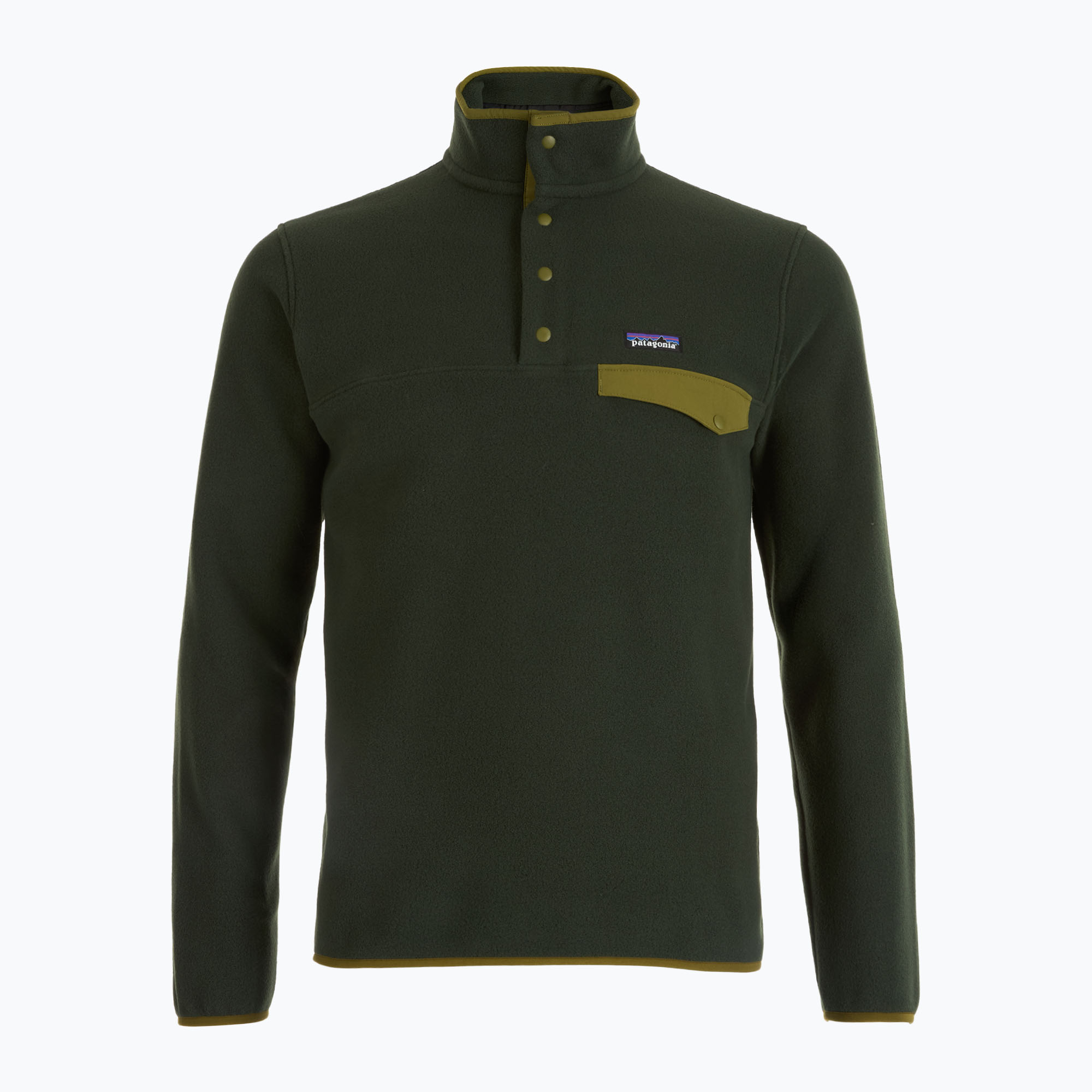 Bluza trekkingowa męska Patagonia LW Synch Snap-T P/O old growth green 