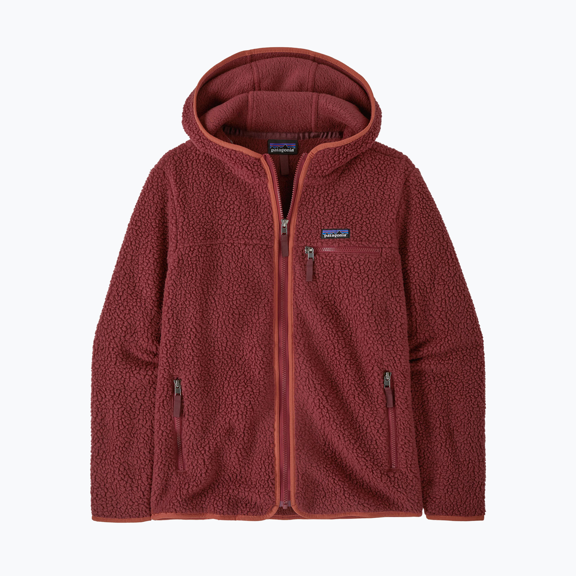 Bluza polarowa damska Patagonia Retro Pile Hoody sequoia red 