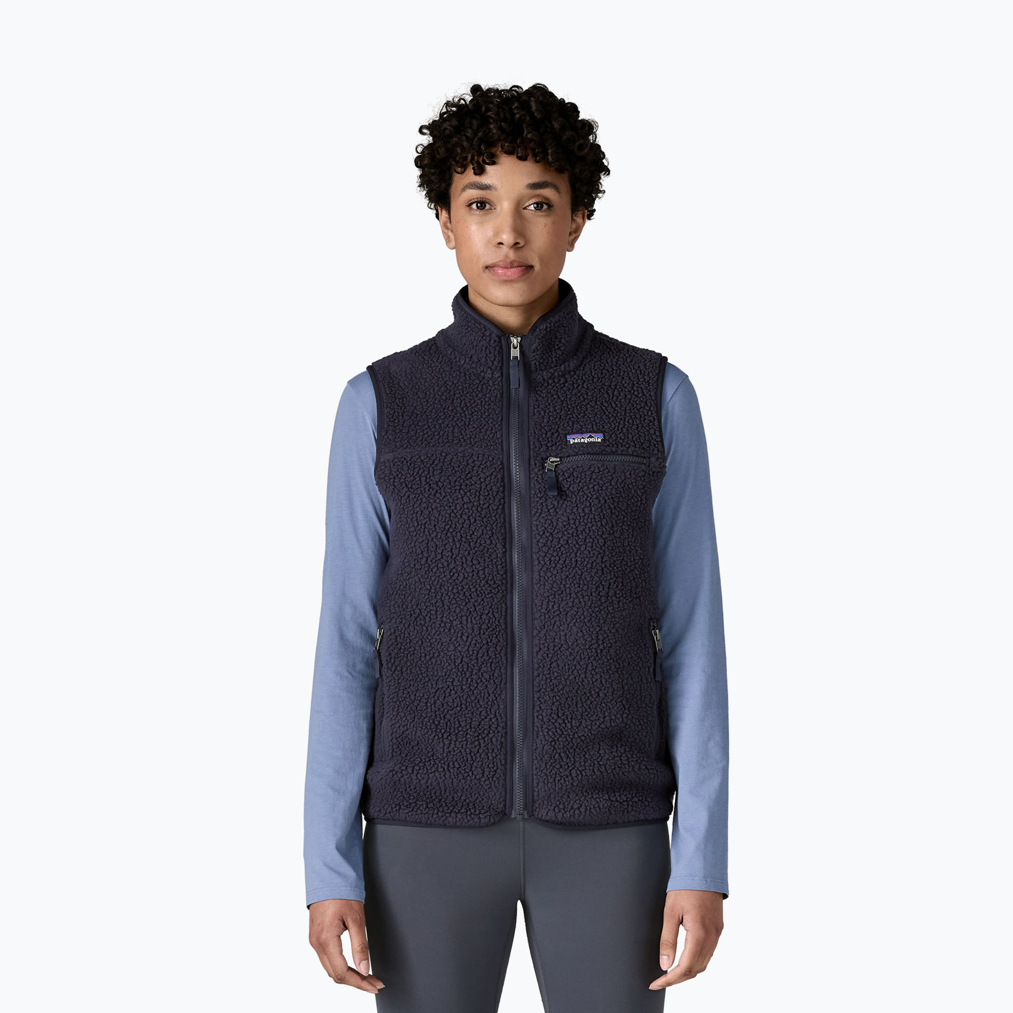 Bezrękawnik damski Patagonia Retro Pile sunken blue 