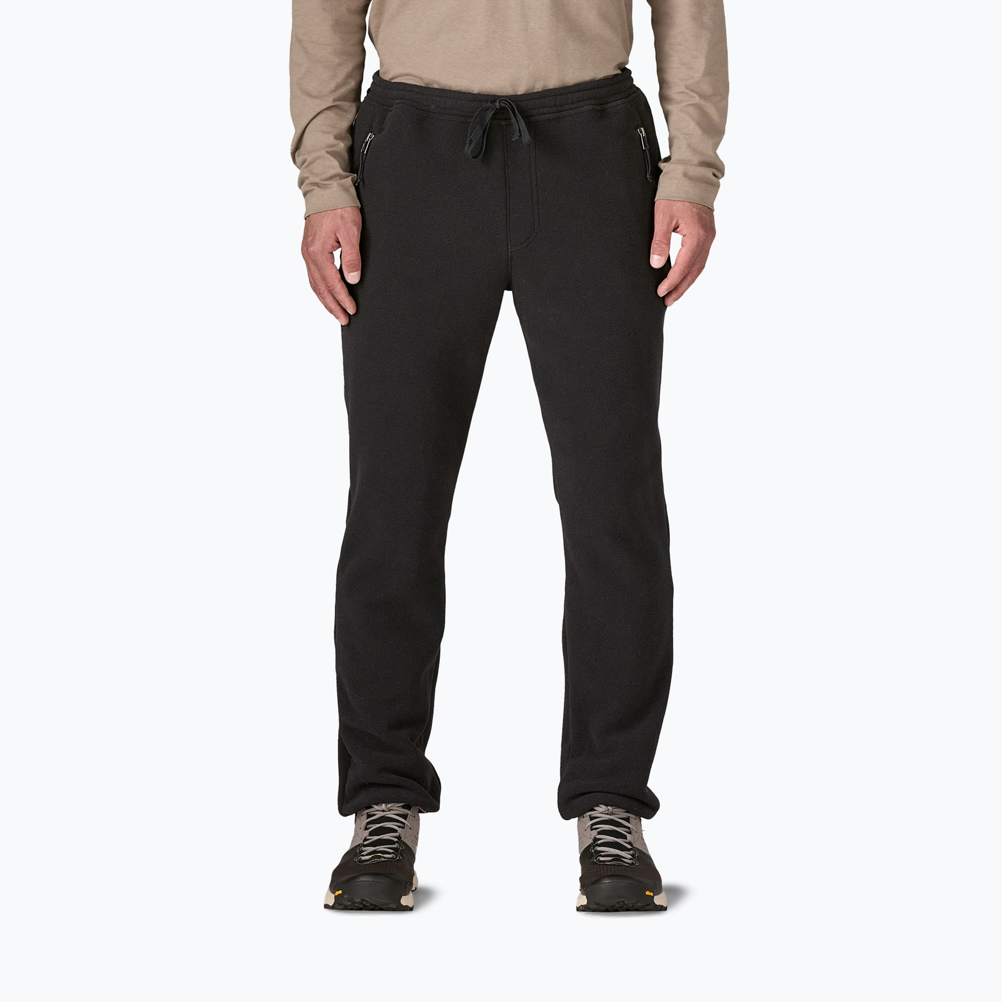 Pantaloni de trekking pentru bărbați Patagonia Synchilla black solid