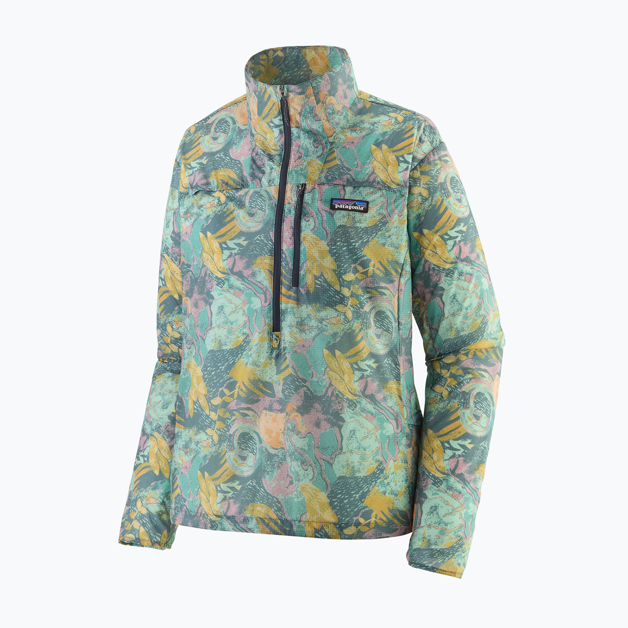 Дамски суитшърт Patagonia Houdini Stash 1/2-Zip moon tripper/blue sage