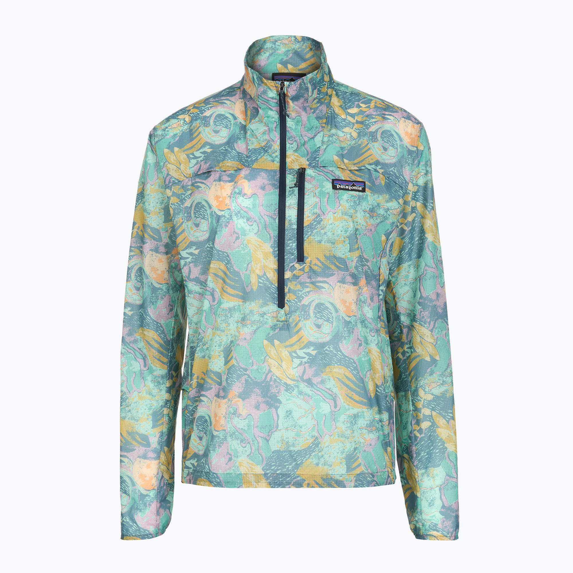 Дамски суитшърт Patagonia Houdini Stash 1/2-Zip moon tripper/blue sage