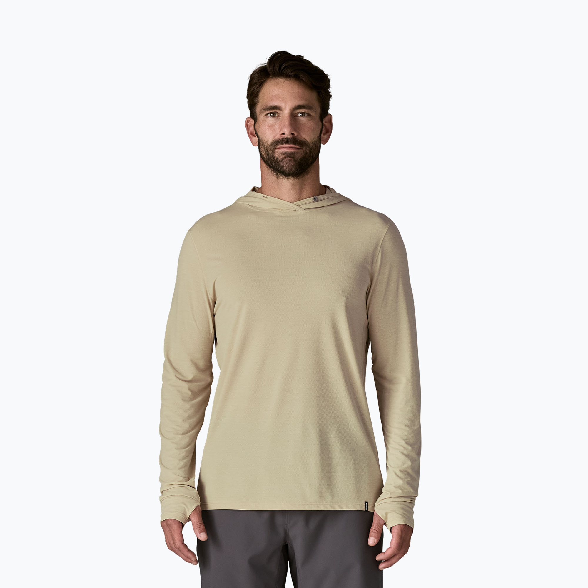 Bluza męska Patagonia Capilene Ultra Hoody pumice/dyno white x-dye 