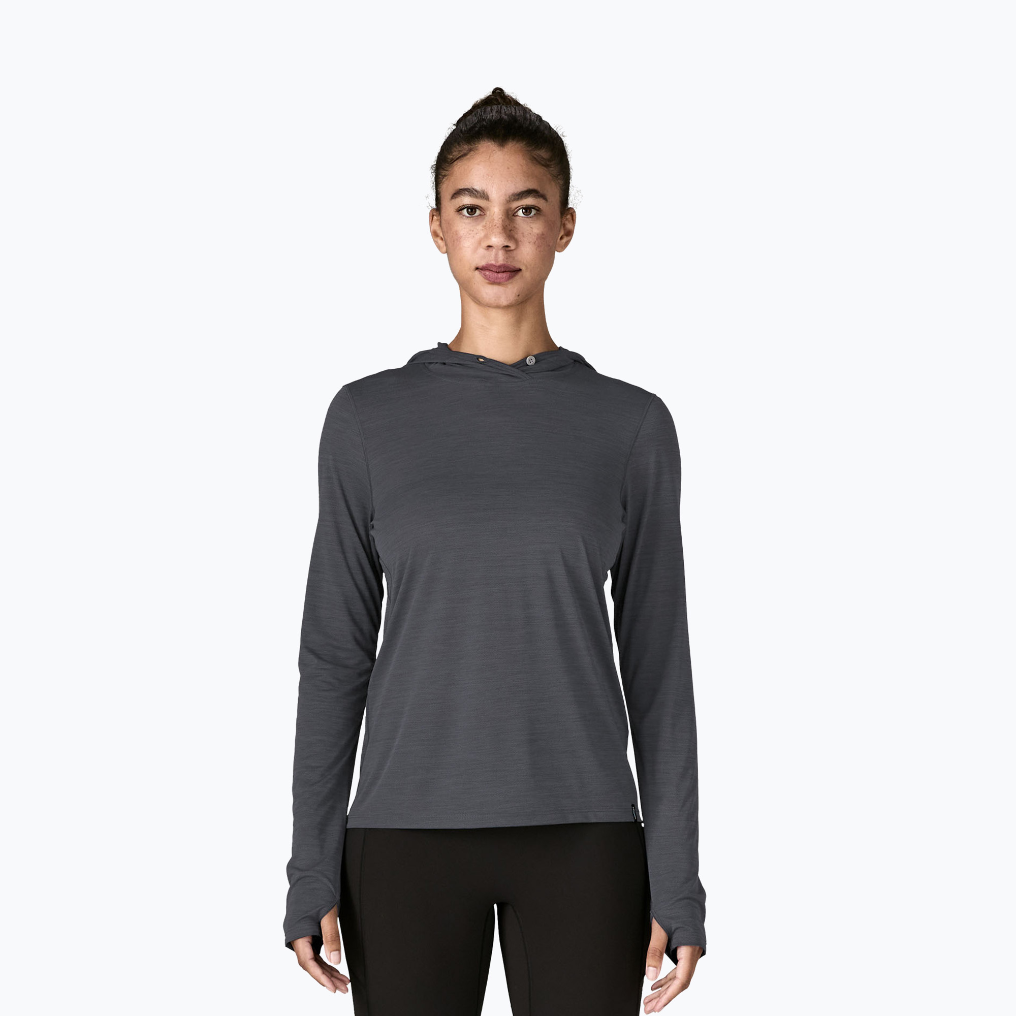 Bluza damska Patagonia Capilene Cool Ultra Hoody smolder blue/light smolder blue x-dye 