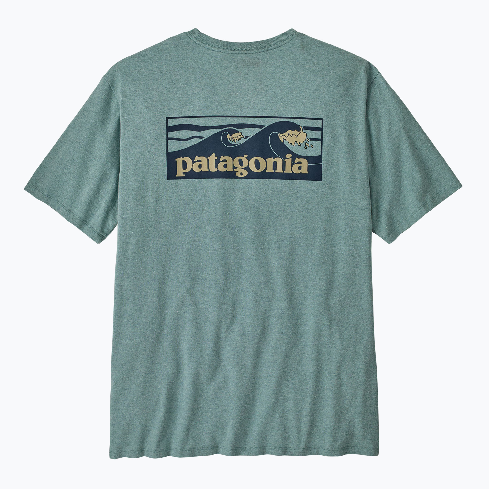 Мъжка тениска Patagonia Boardshort Logo Pocket Responsibili blue sage