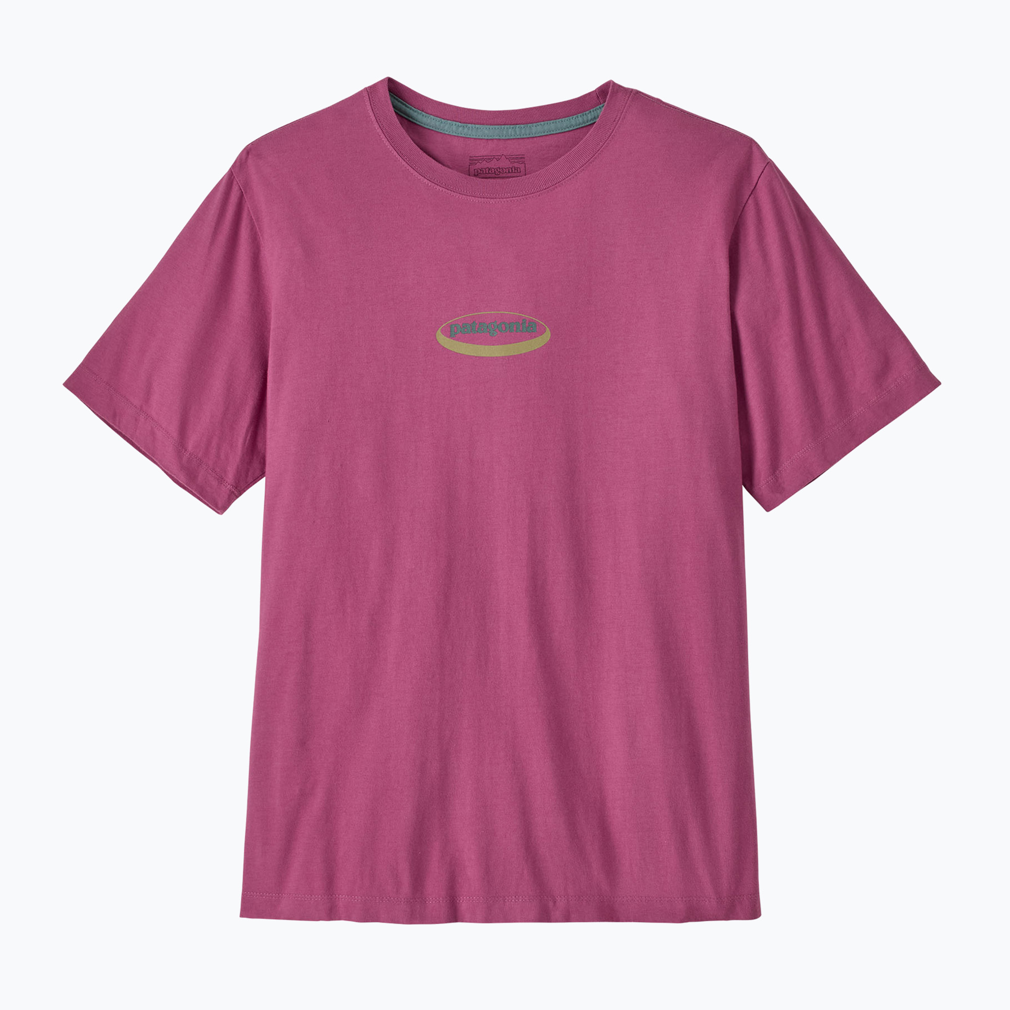 Koszulka męska Patagonia '95 Oval Logo faded magenta