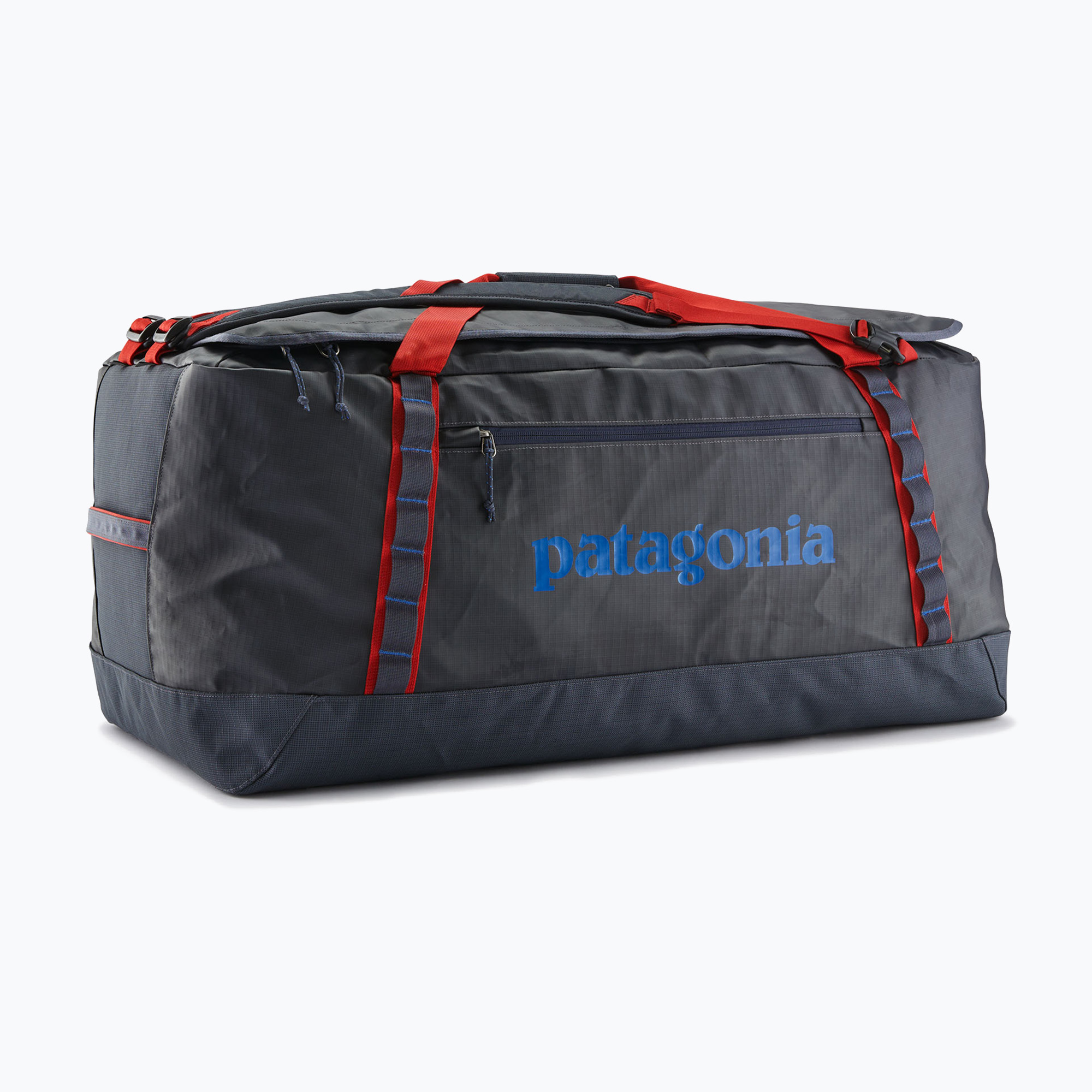 Torba podróżna Patagonia Black Hole Duffel 100 l smolder blue/amanita red 