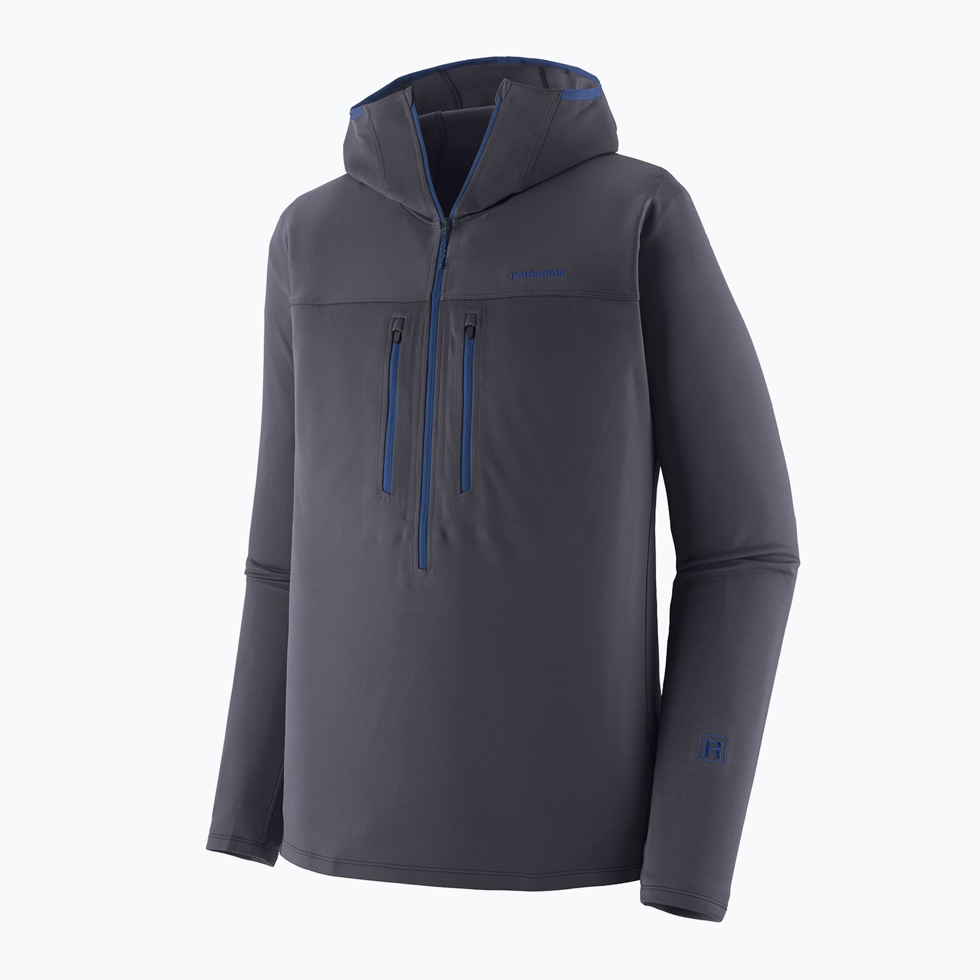 Bluza męska Patagonia R1 Ultralight Hoody smolder blue