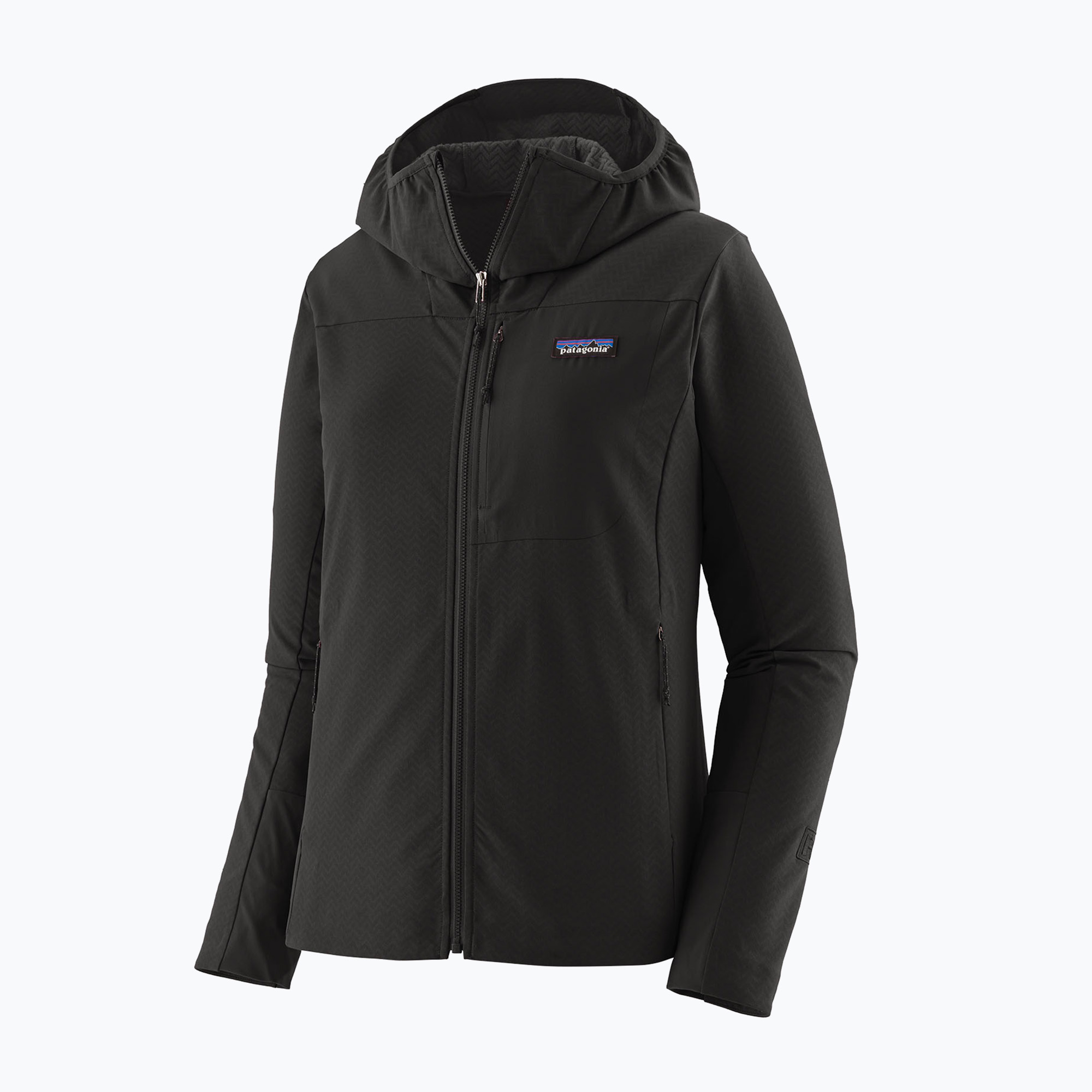 Kurtka softshell damska Patagonia R1 CrossStrata Hoody black