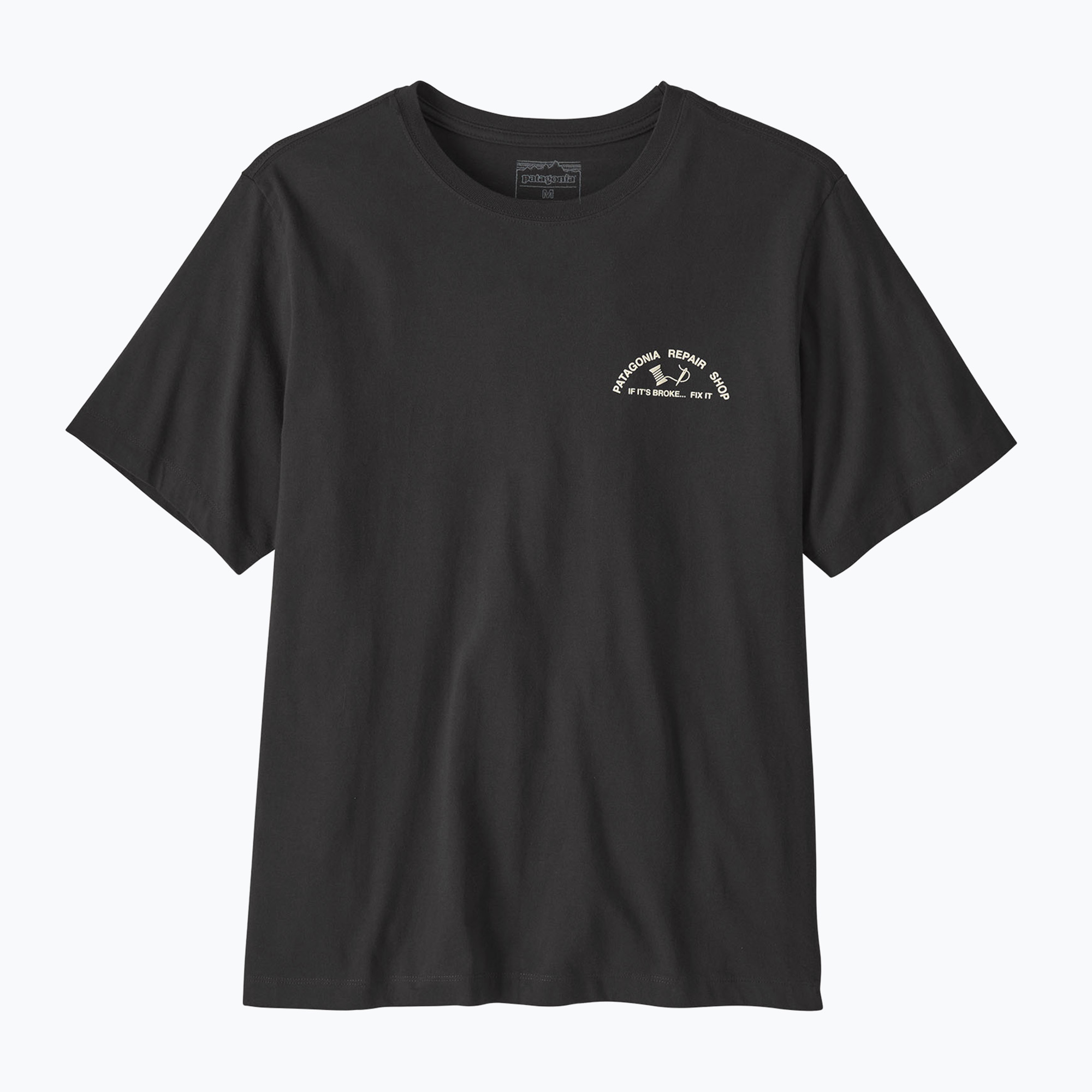 Koszulka męska Patagonia Repair Shop ink black 