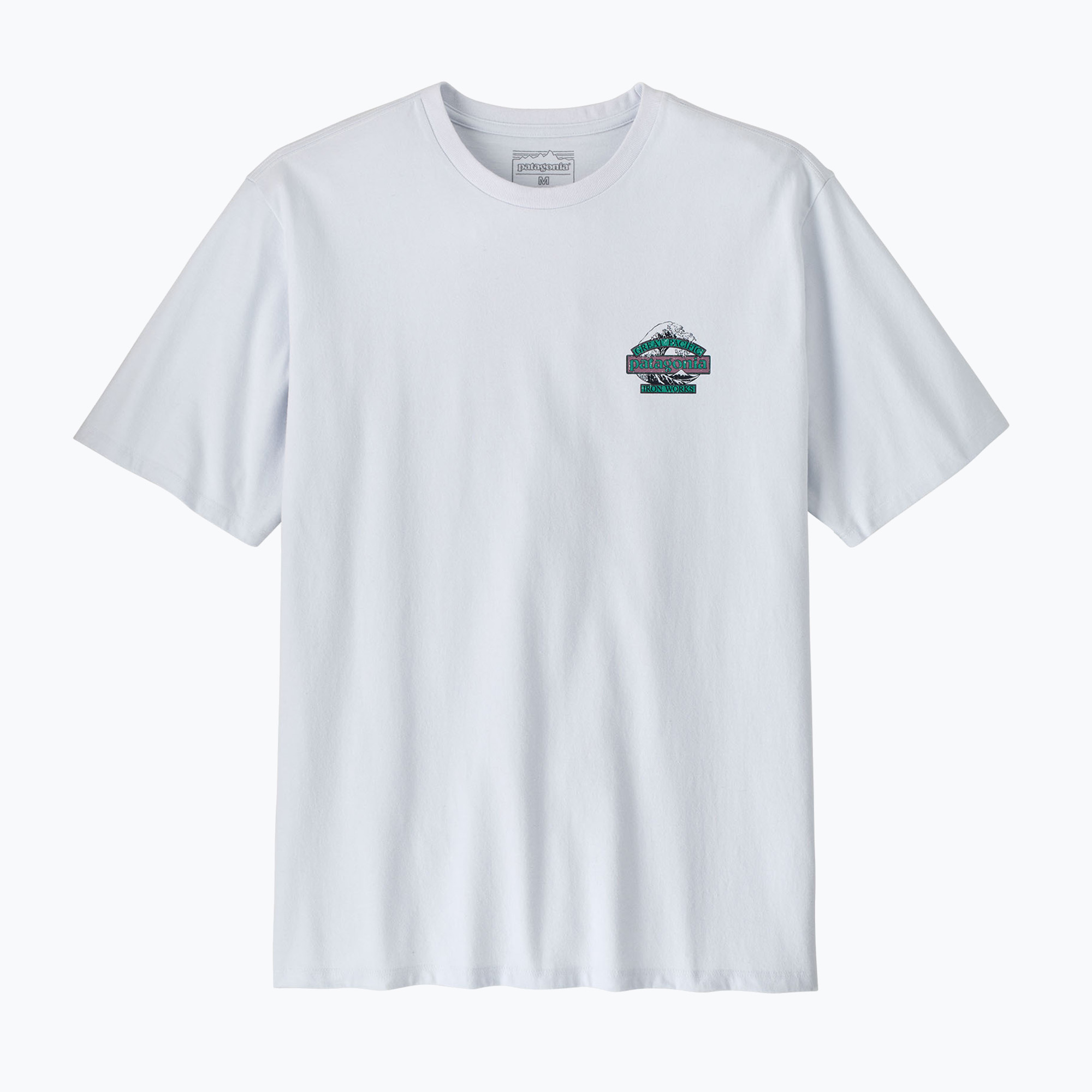 Мъжка трекинг тениска Patagonia Great Waves Responsibili Tee white