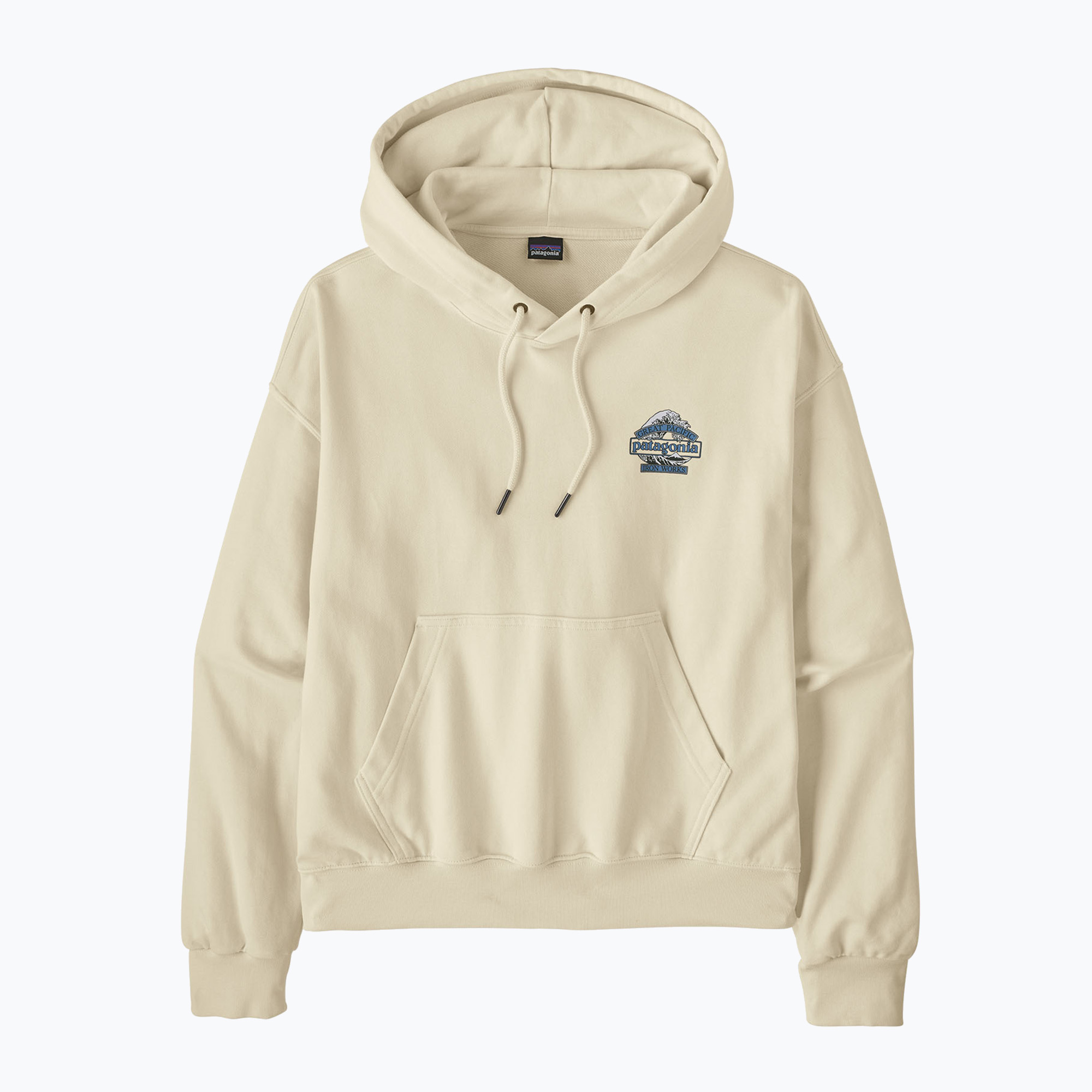Мъжки суитшърт Patagonia Great Waves Daily Hoody wool white