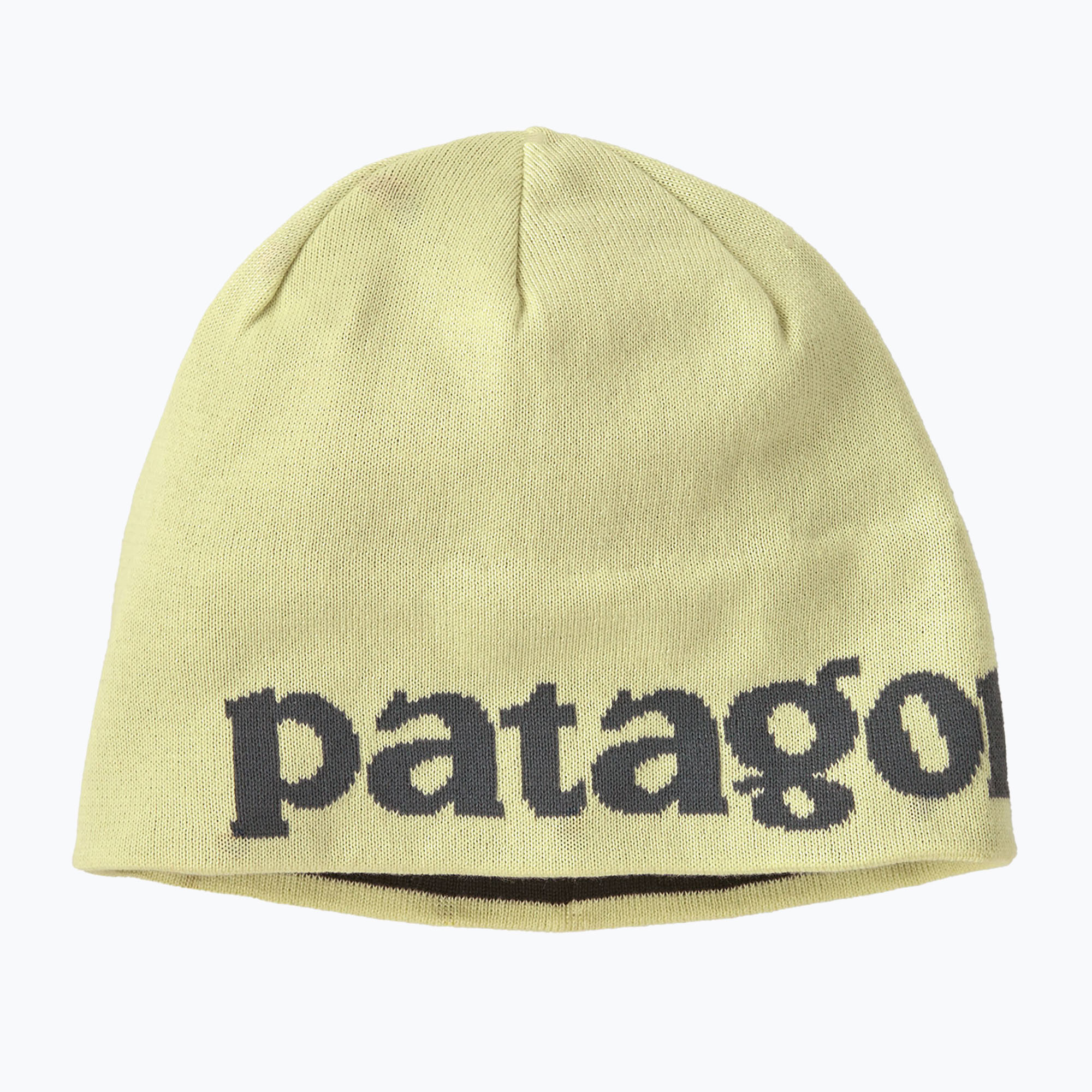 Зимна шапка Patagonia Beanie logo belwe: vellum green